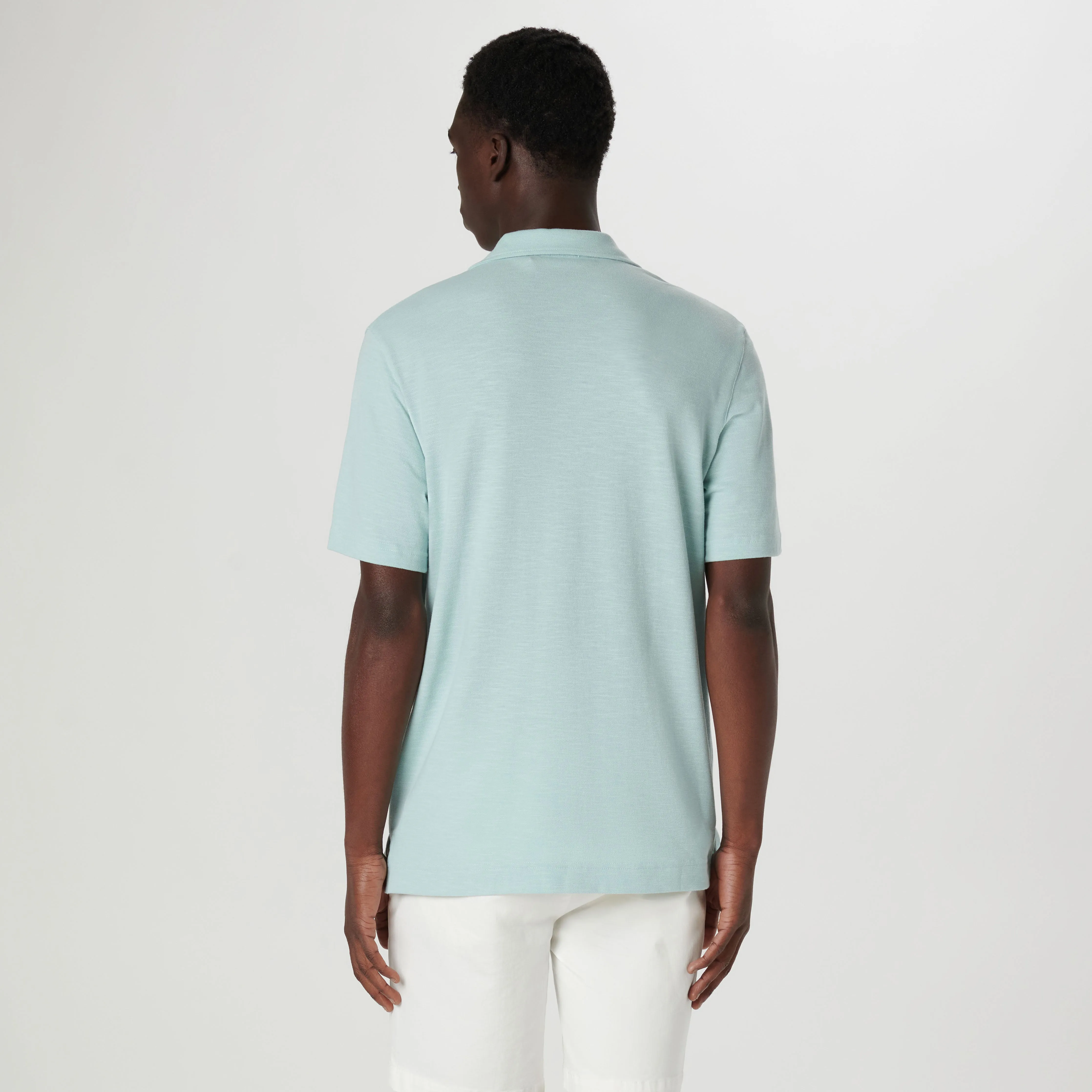 Performance Camp Collar Knit Shirt sold by Bugatchi product image thumbnail 4