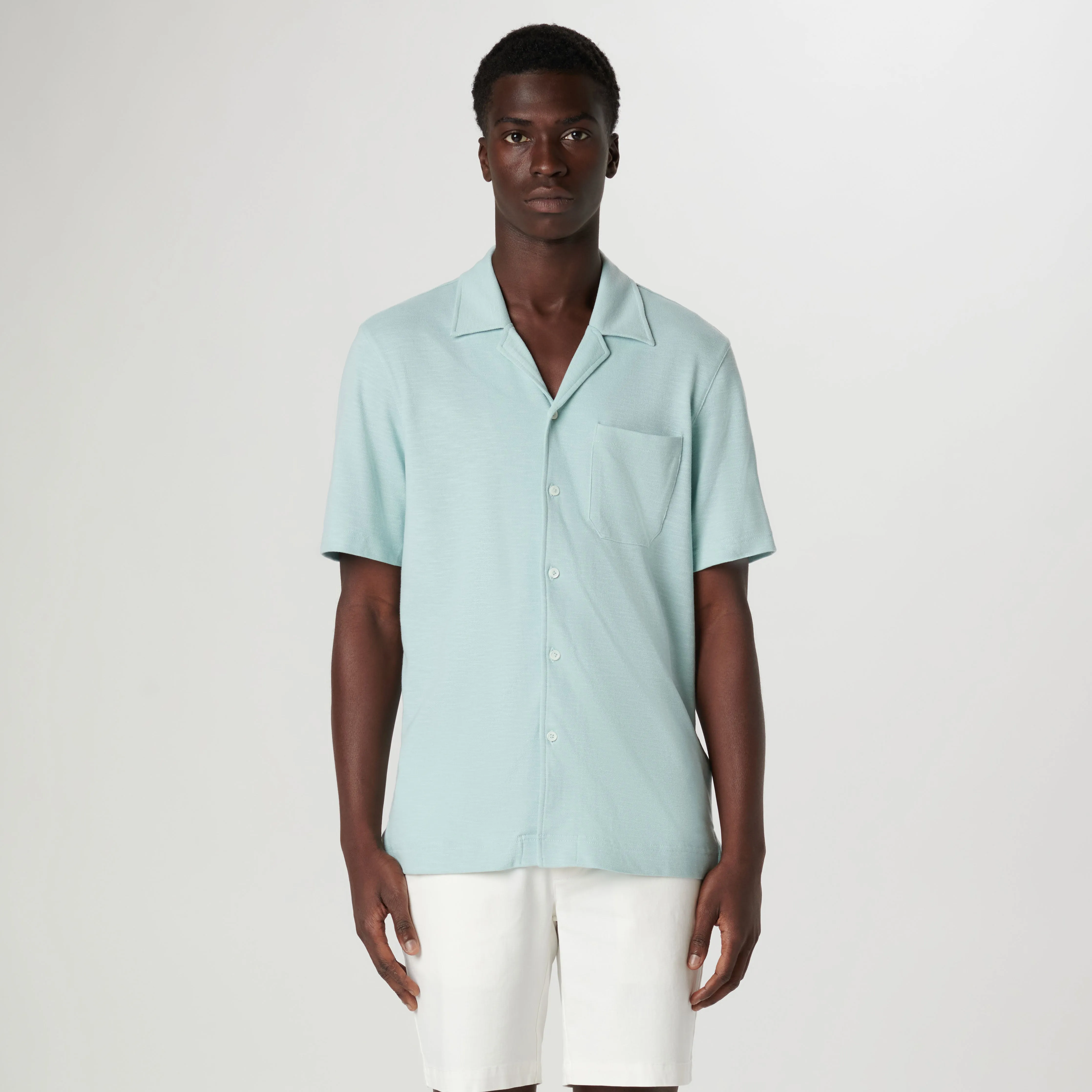 Performance Camp Collar Knit Shirt sold by Bugatchi product image thumbnail 2