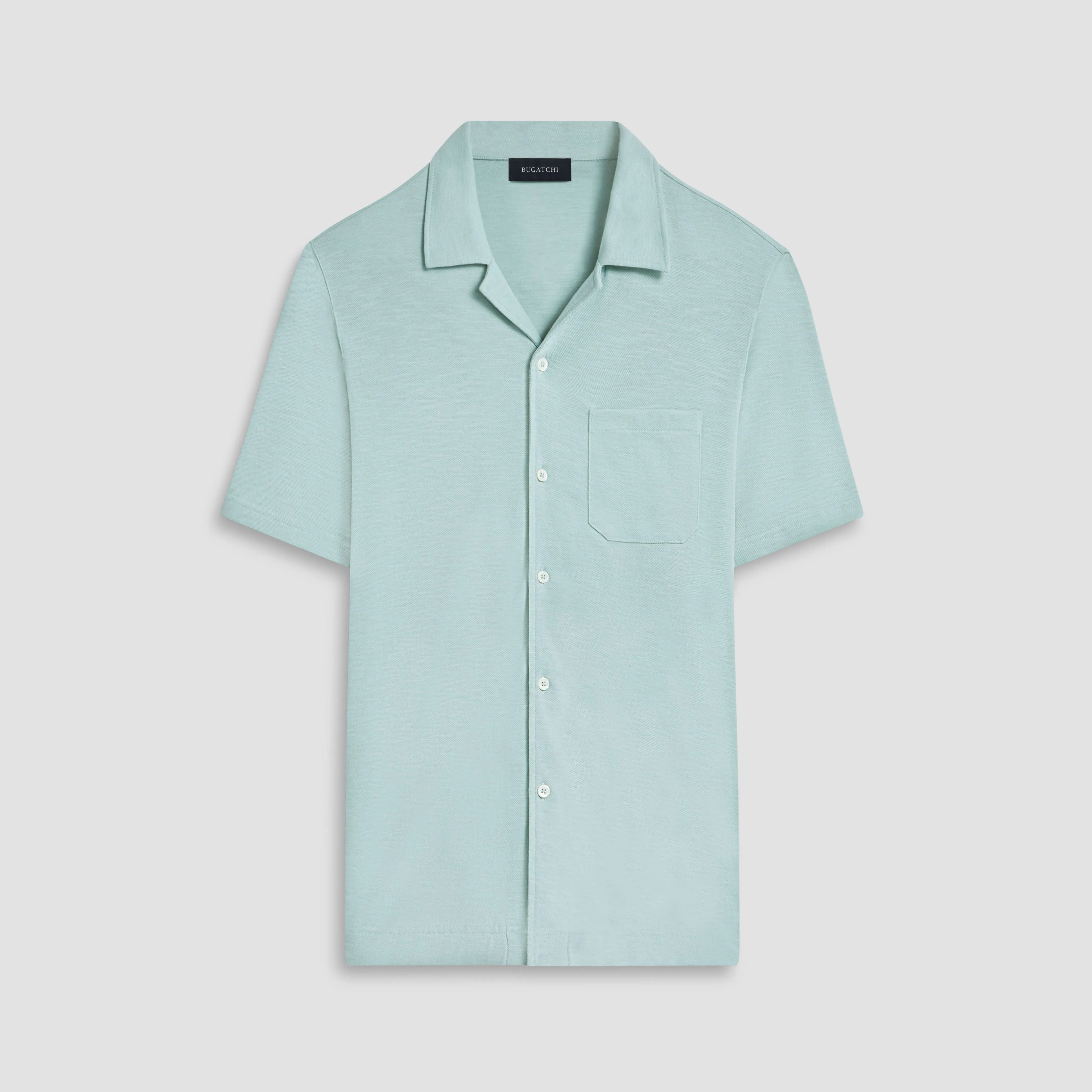 Performance Camp Collar Knit Shirt sold by Bugatchi