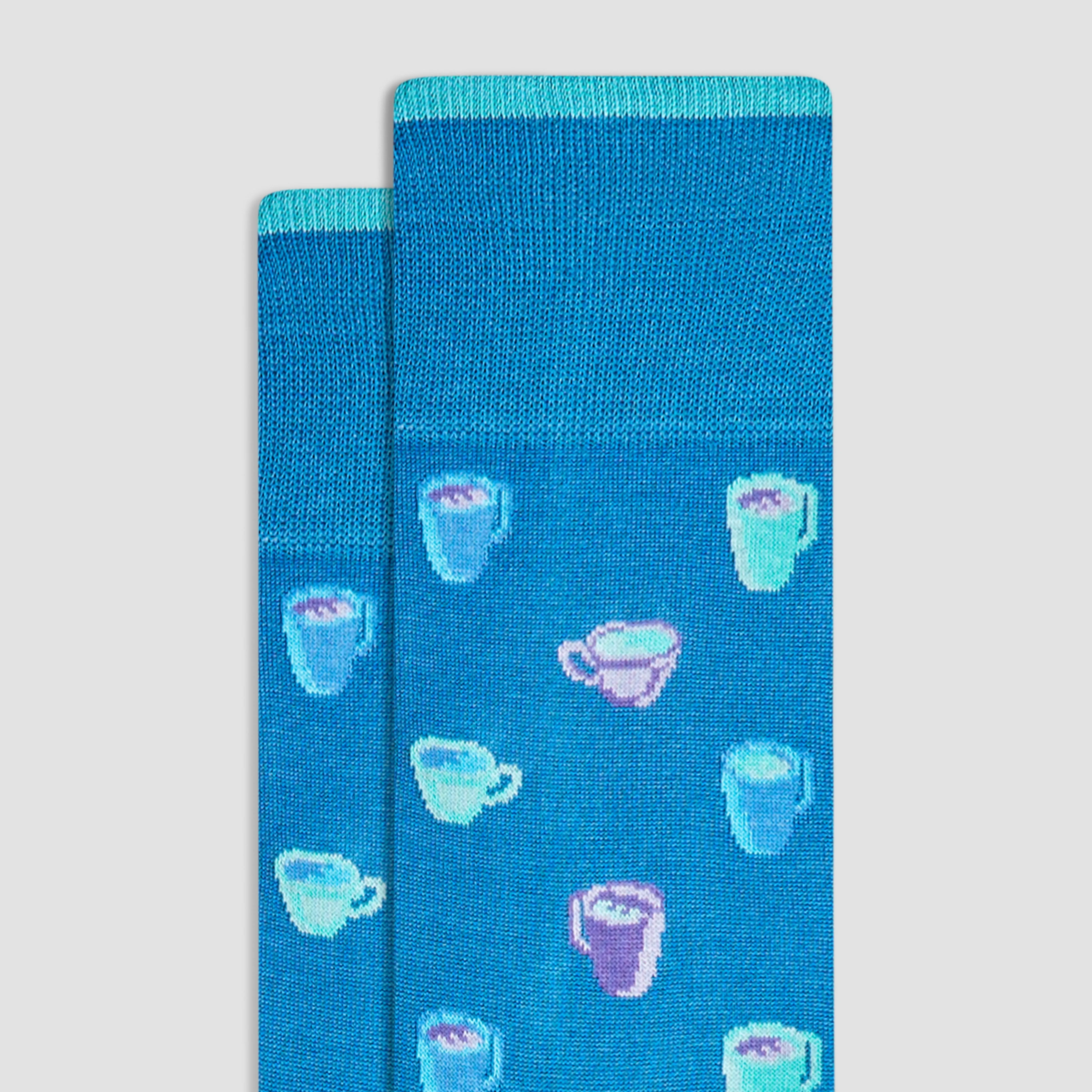 Cross Stitch Mid-Calf Socks sold by Bugatchi product image thumbnail 2