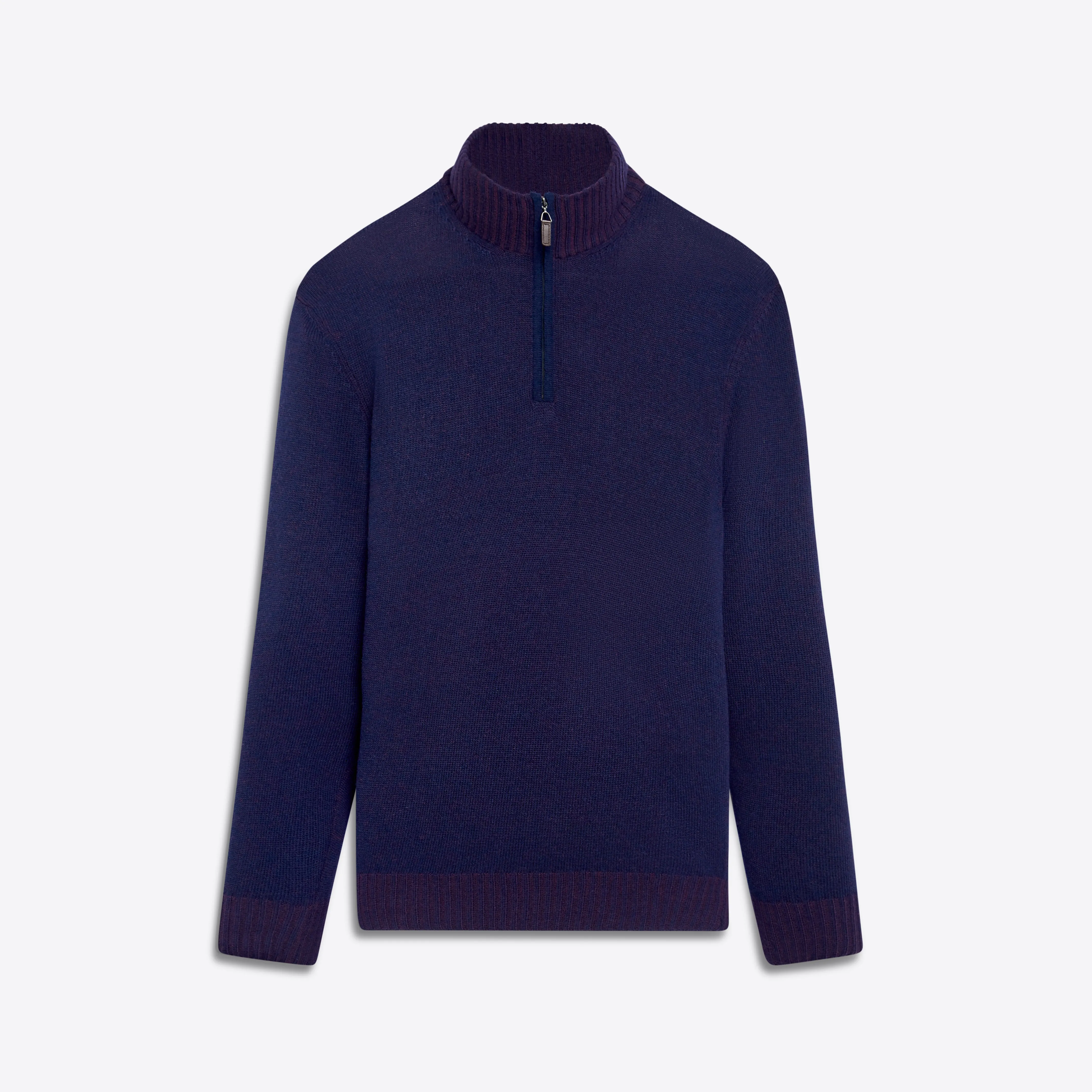 Solid Quarter Zip Pullover Sweater sold by Bugatchi