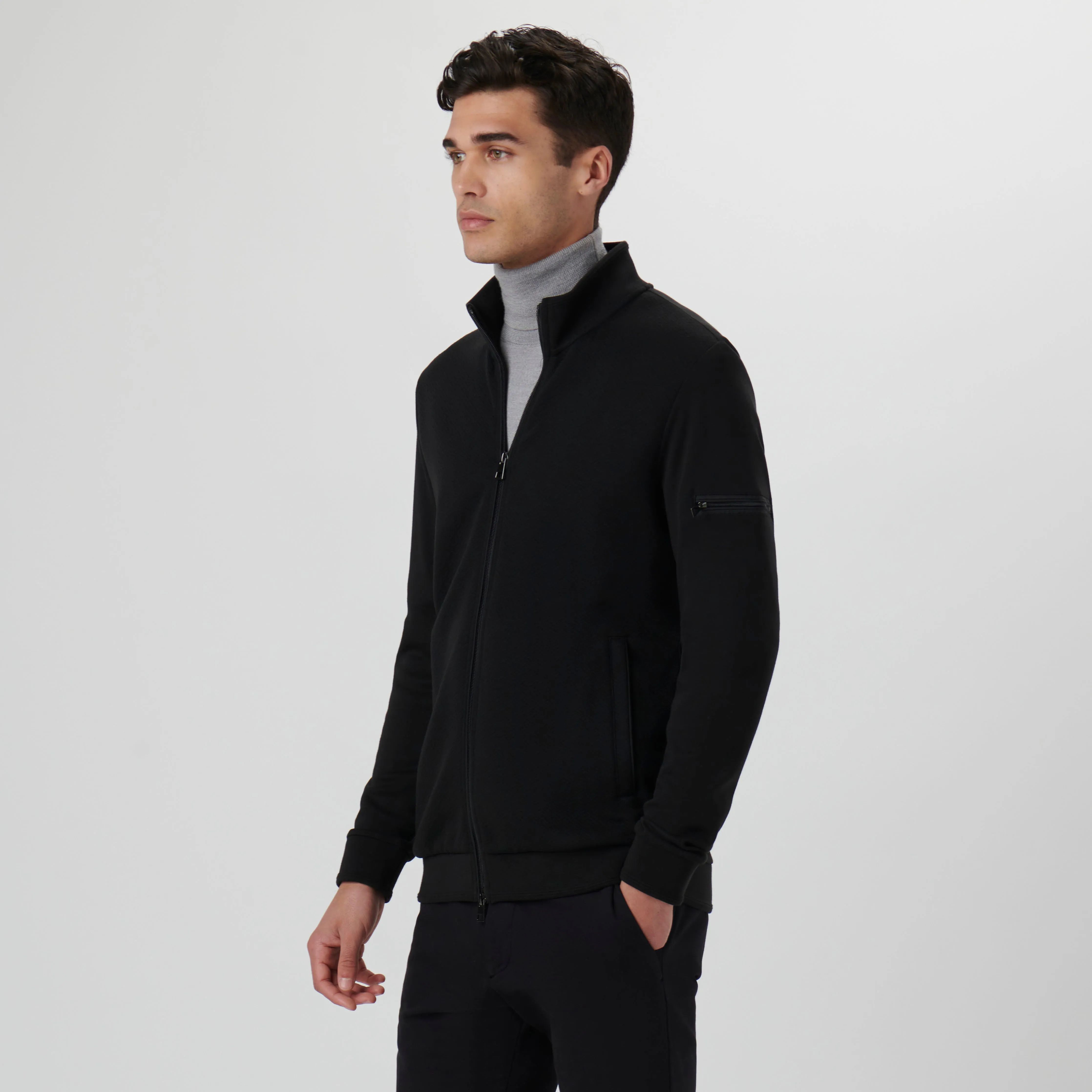 Knit Jacket sold by Bugatchi product image thumbnail 3