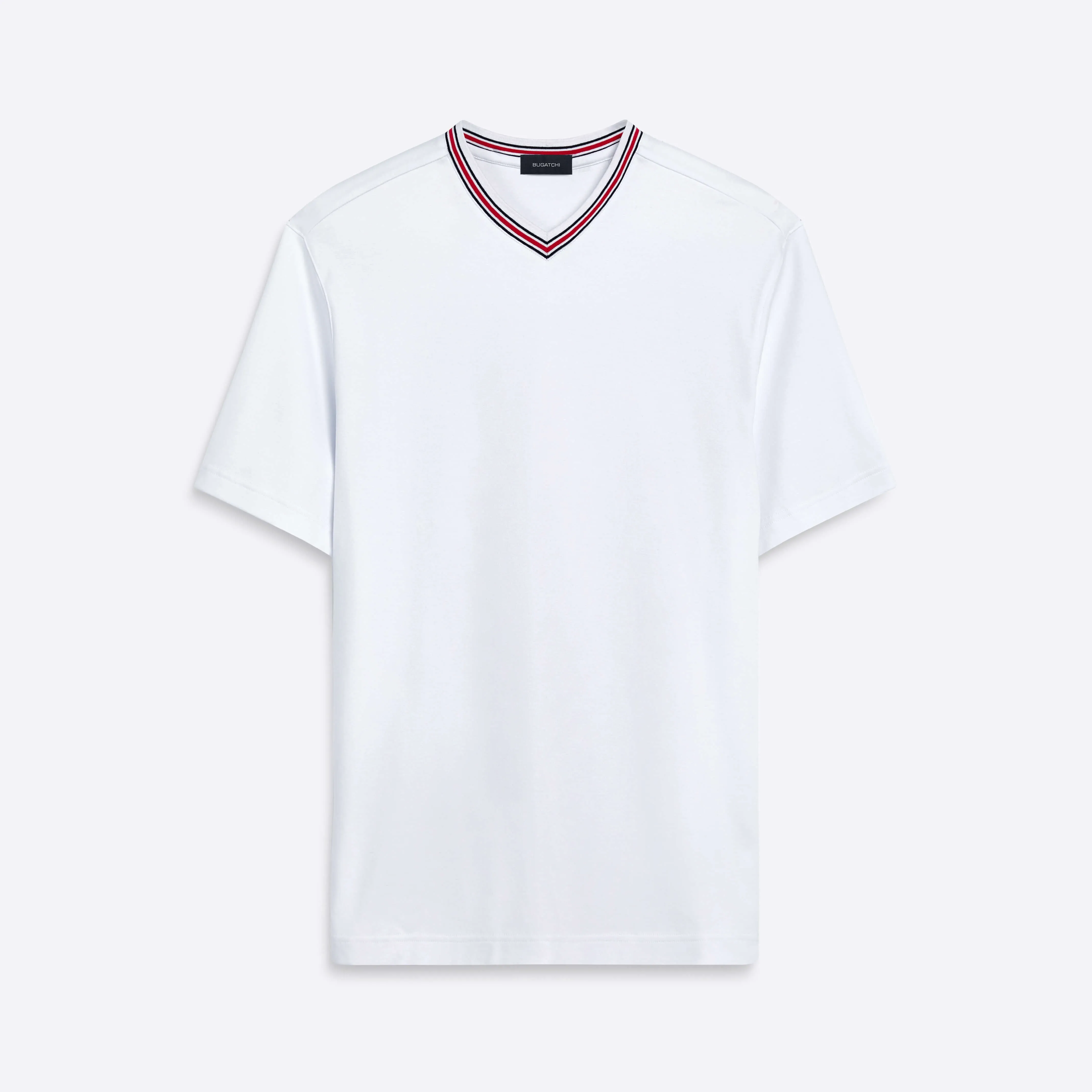 Short Sleeve V-Neck Shirt sold by Bugatchi