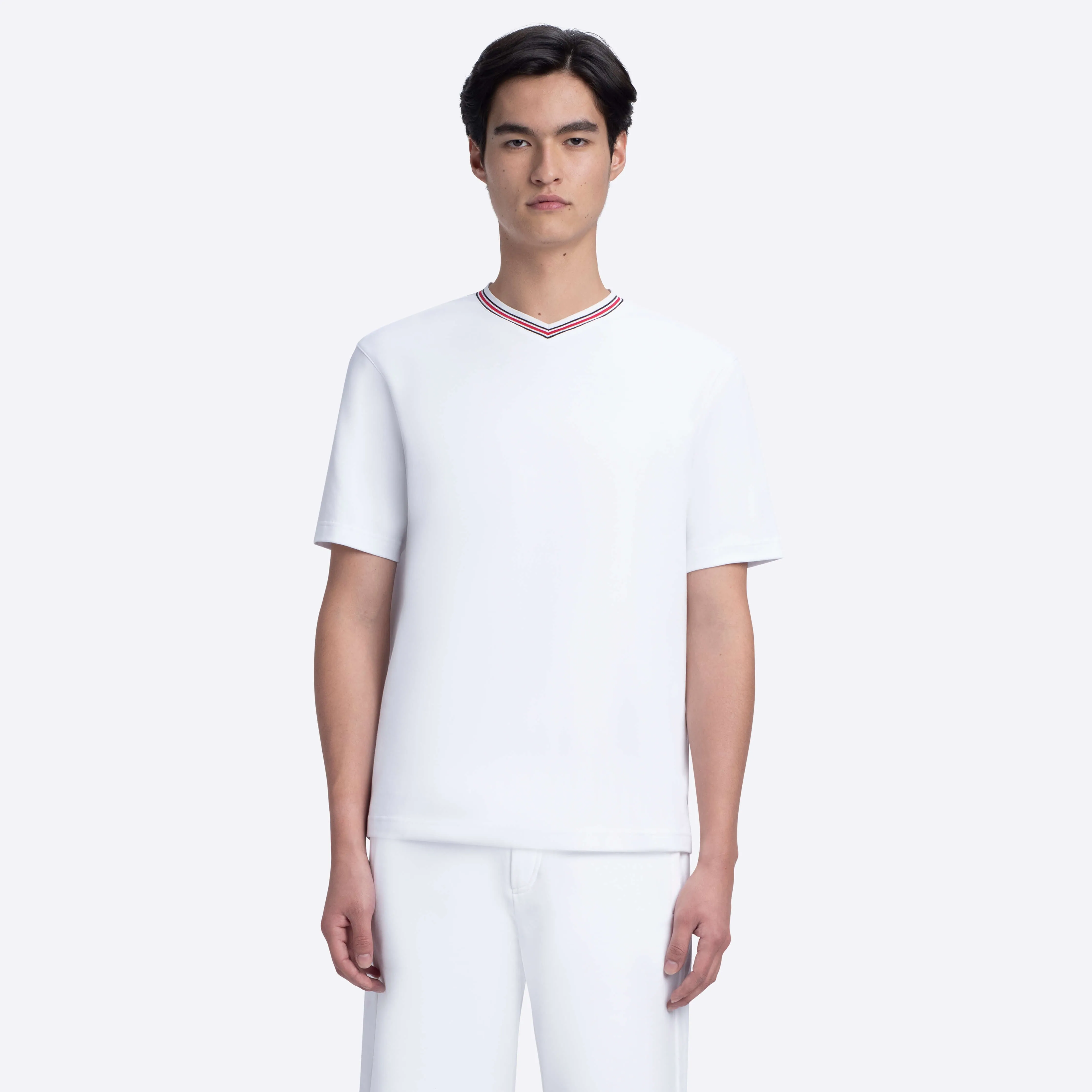 Short Sleeve V-Neck Shirt sold by Bugatchi product image thumbnail 2
