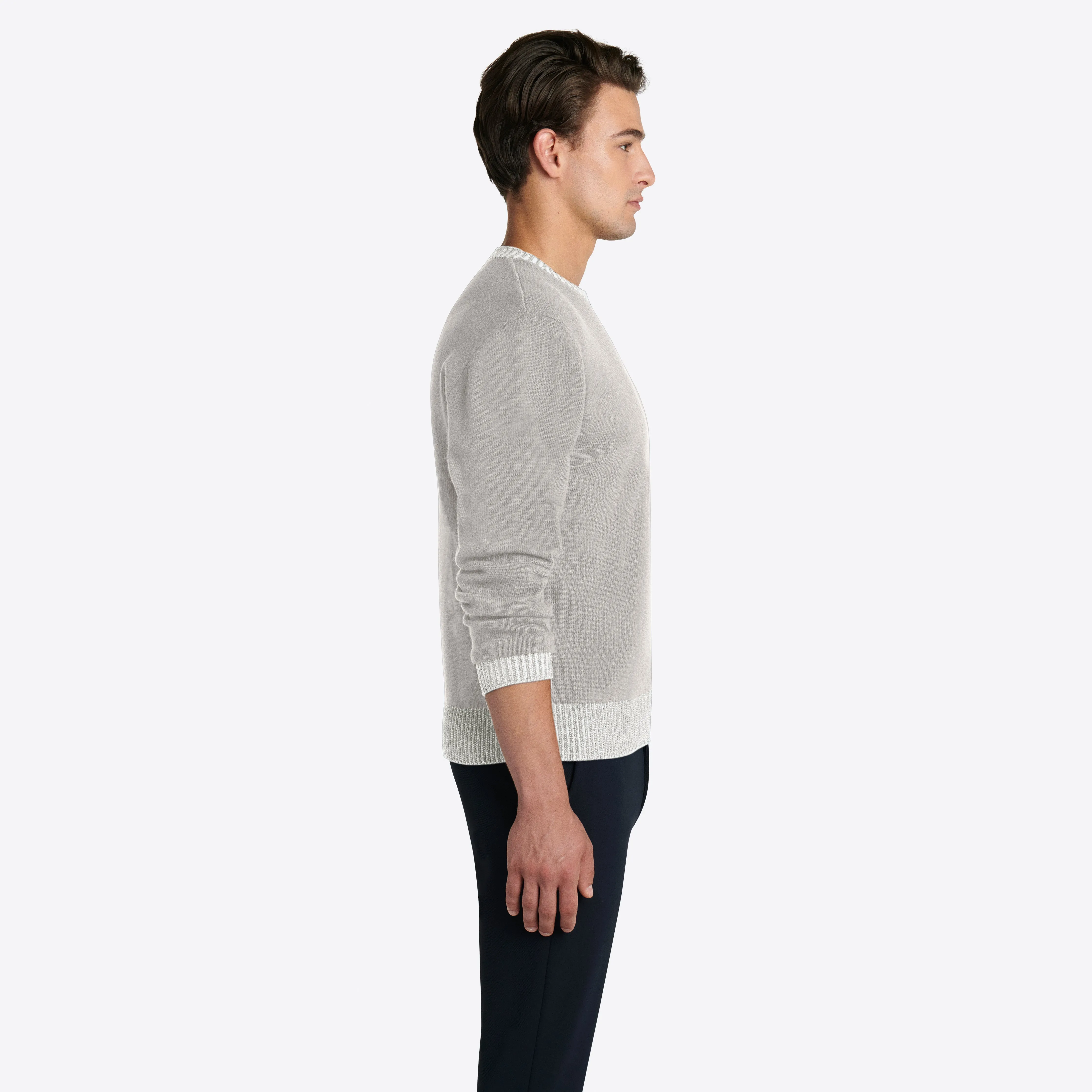 Solid Crew Neck Sweater sold by Bugatchi product image thumbnail 4