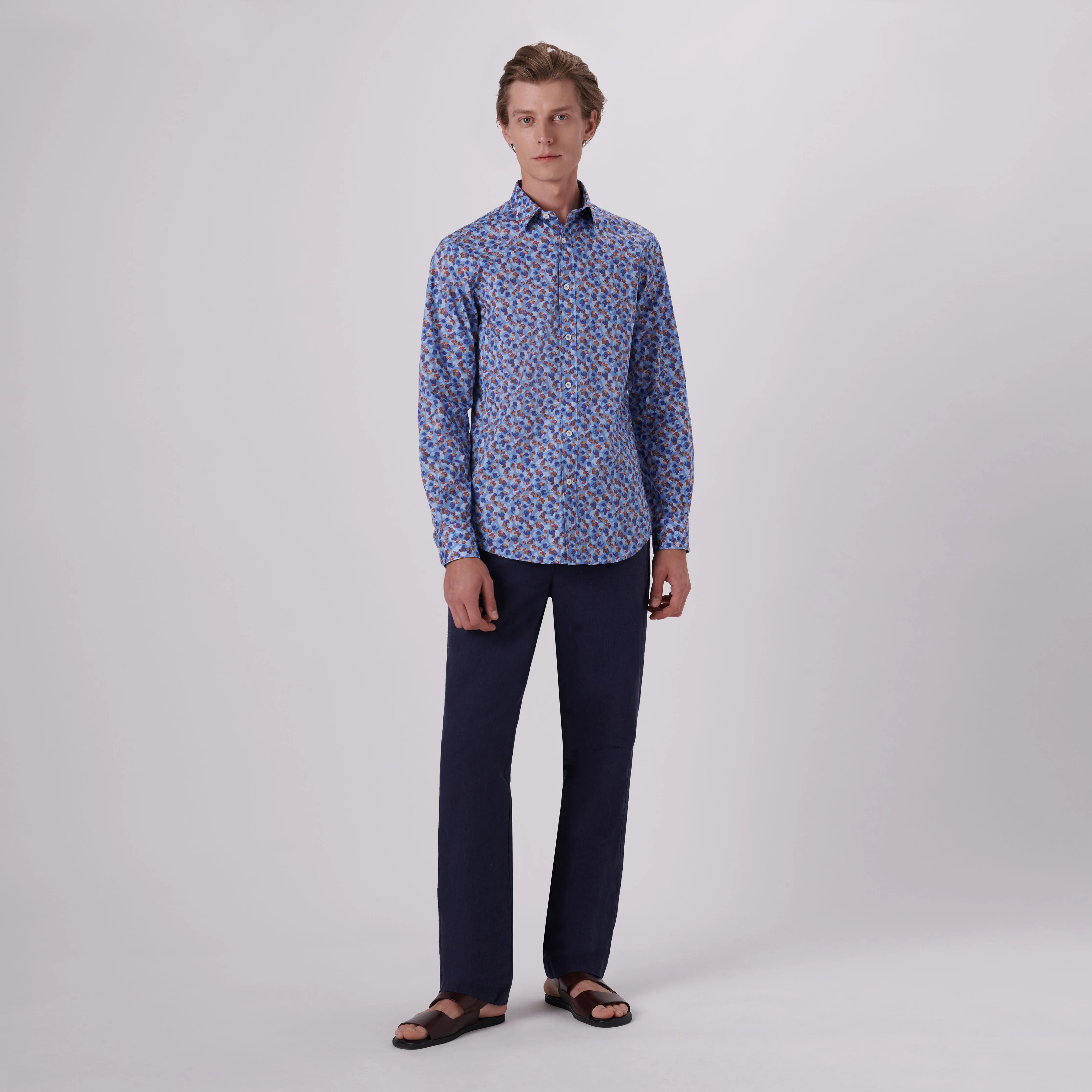 Julian Floral Print Shirt sold by Bugatchi product image thumbnail 5