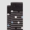 Striped Polka Dot Mid-Calf Socks sold by Bugatchi