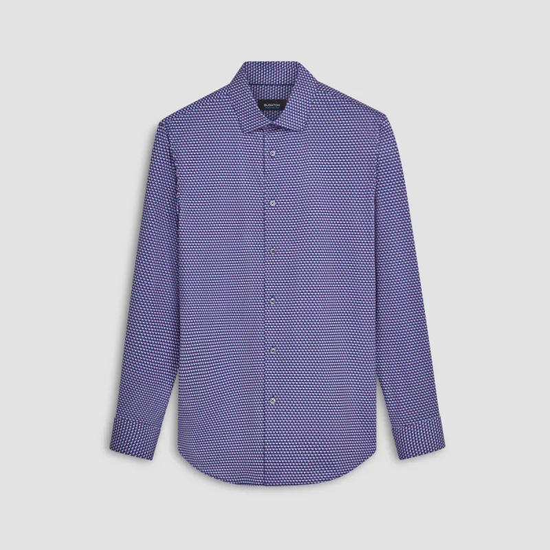 James Geometric Print OoohCotton Shirt sold by Bugatchi