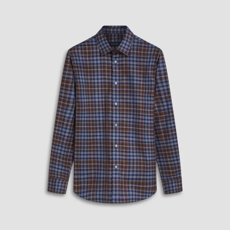 Julian Checkered Shirt sold by Bugatchi