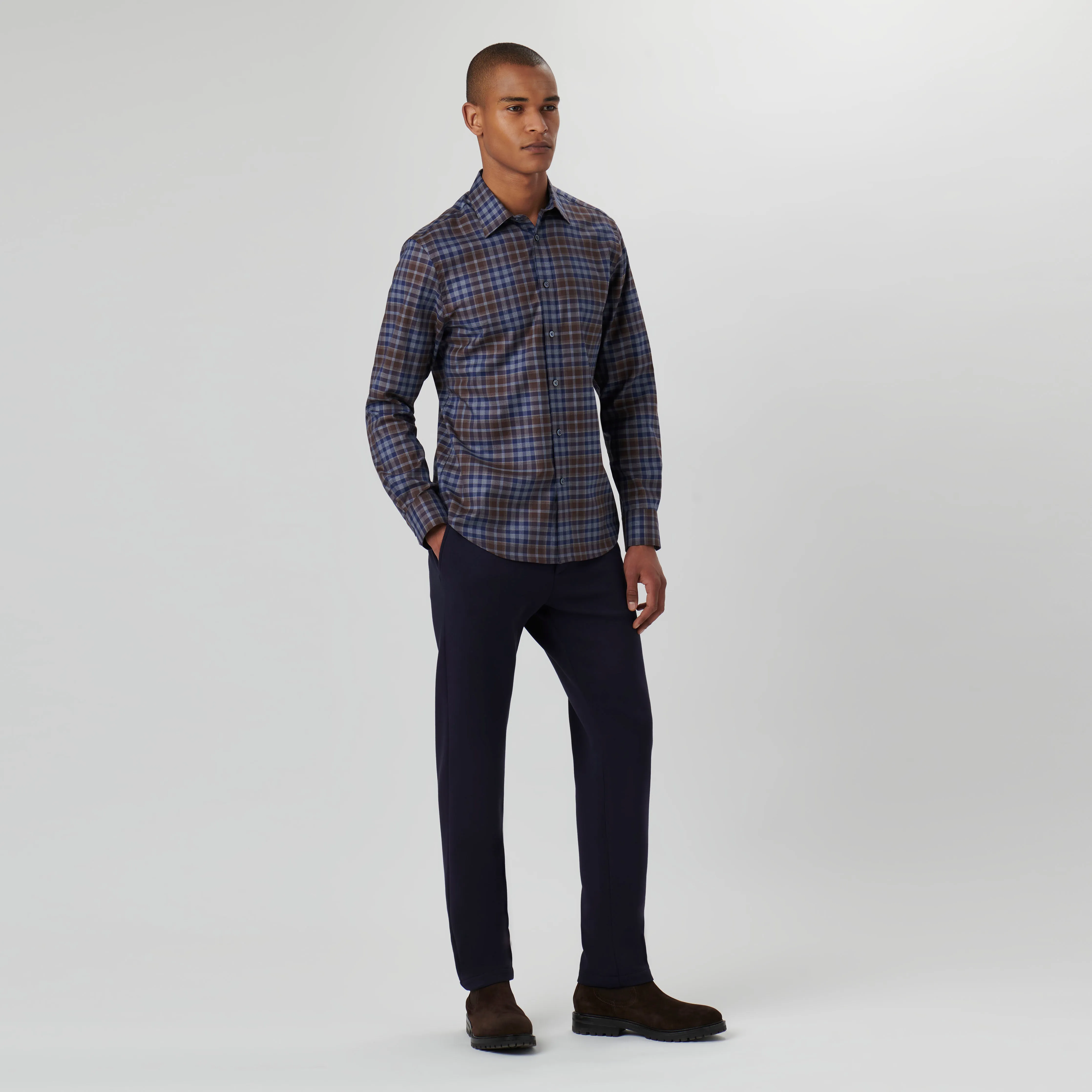 Julian Checkered Shirt sold by Bugatchi product image thumbnail 5