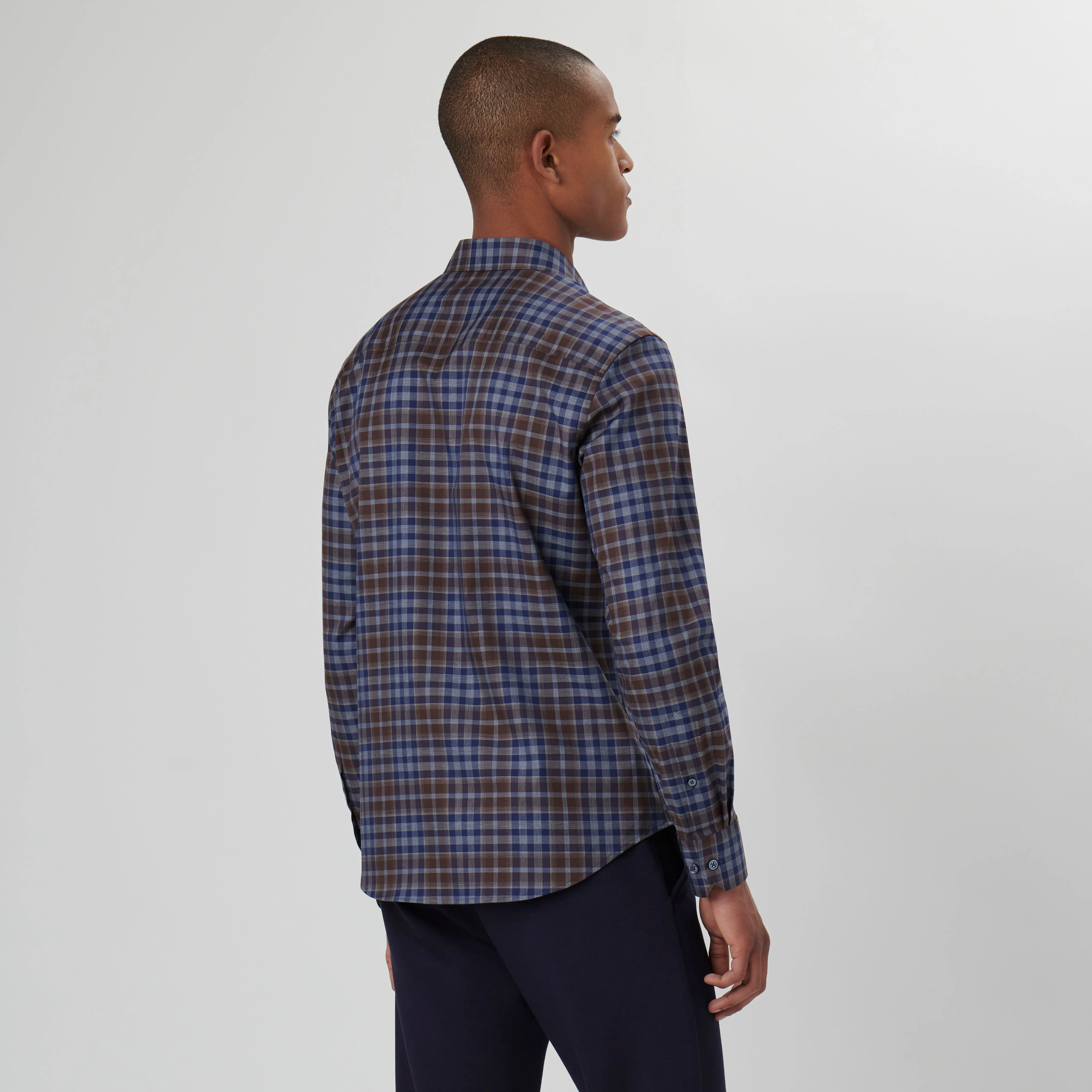 Julian Checkered Shirt sold by Bugatchi product image thumbnail 4