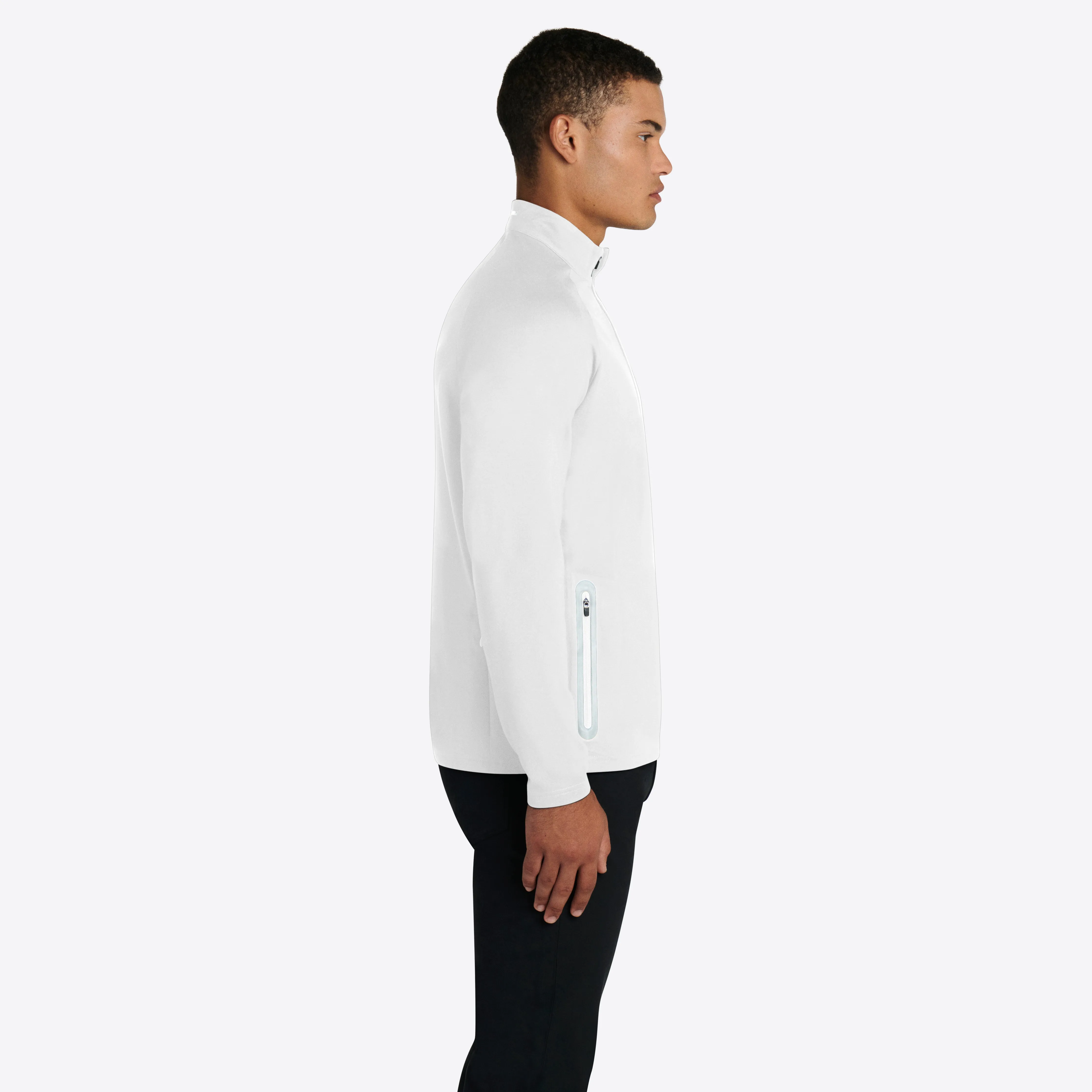 Solid Quarter Zip Mock Neck Pullover sold by Bugatchi product image thumbnail 4