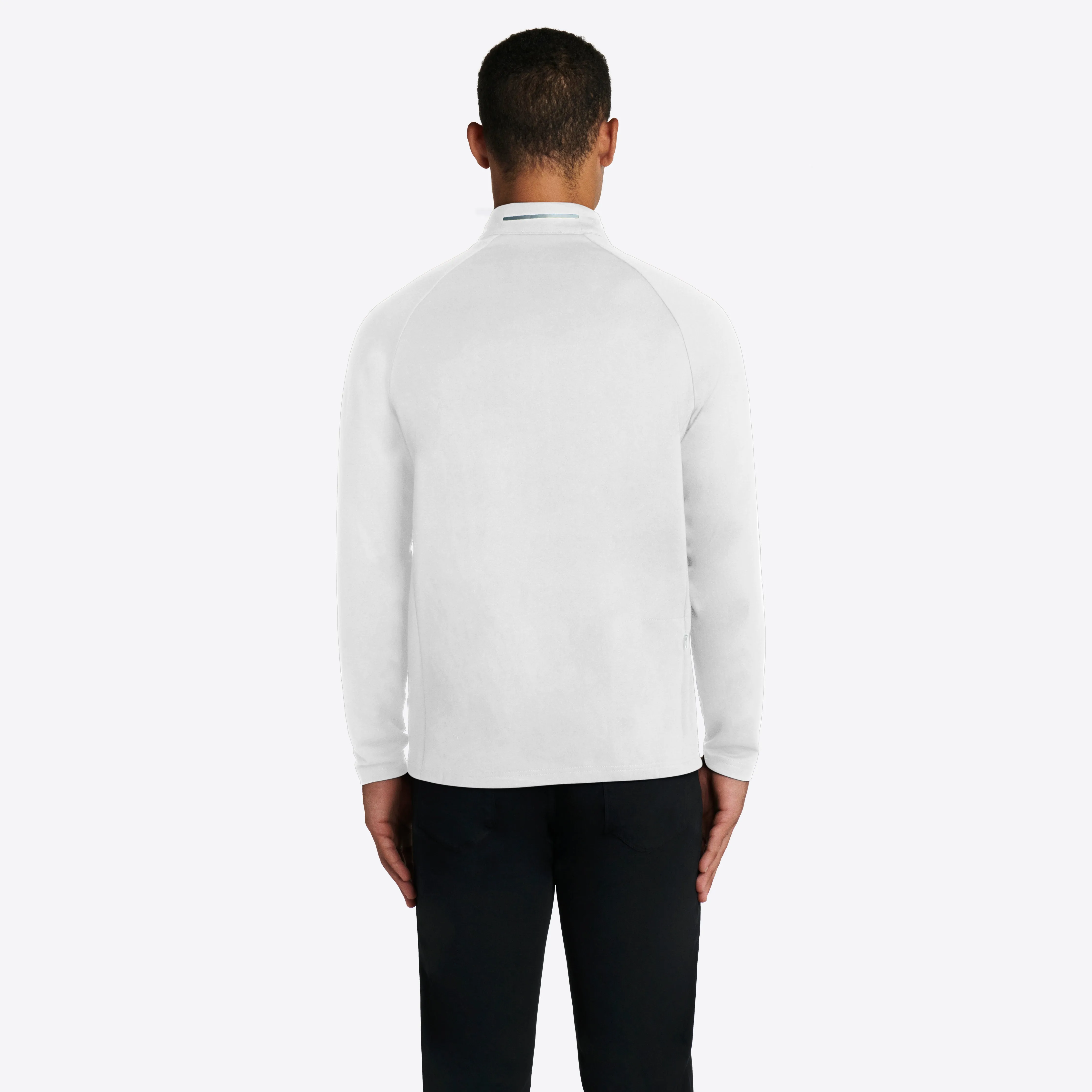 Solid Quarter Zip Mock Neck Pullover sold by Bugatchi product image thumbnail 5