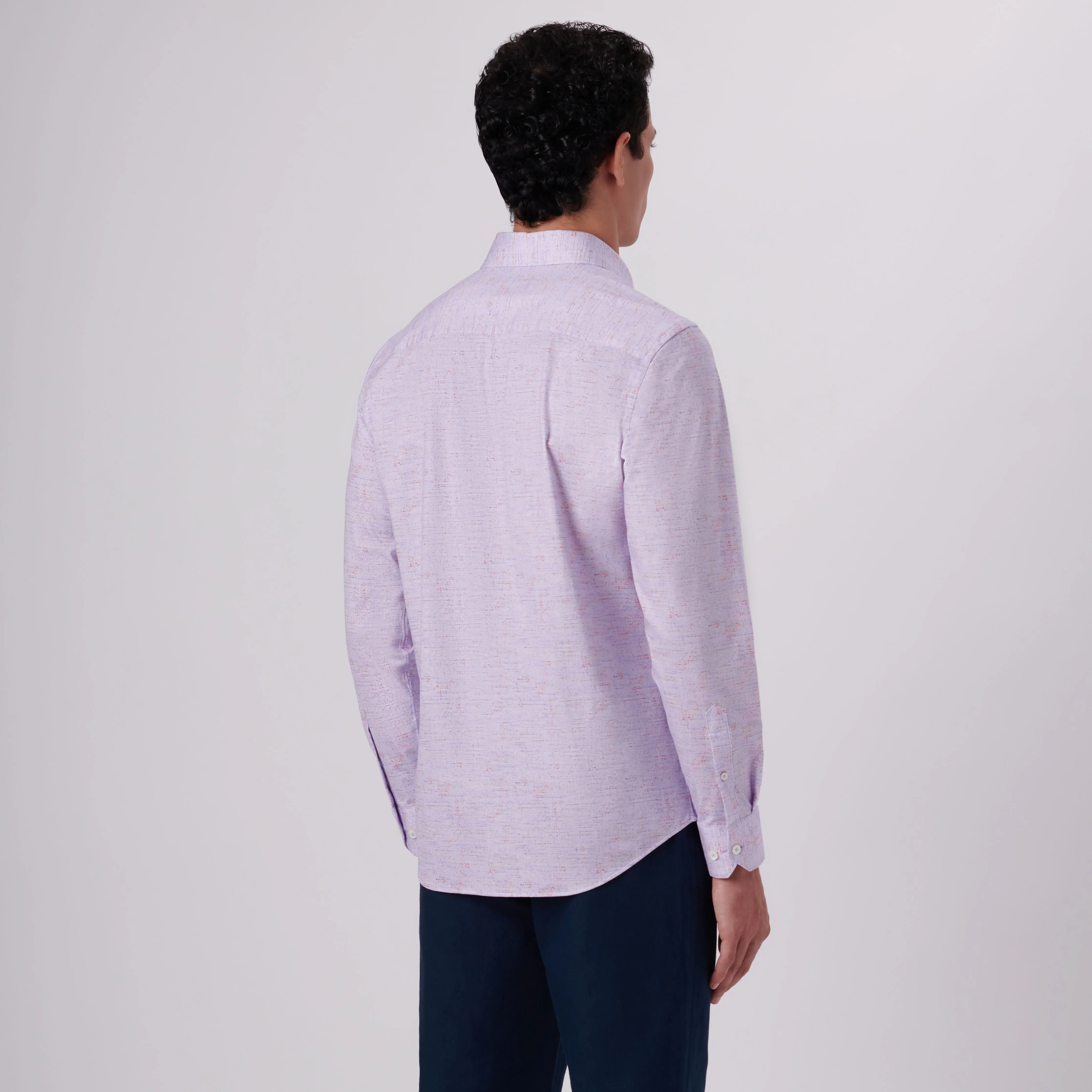 James Marled Print OoohCotton Shirt sold by Bugatchi product image thumbnail 4