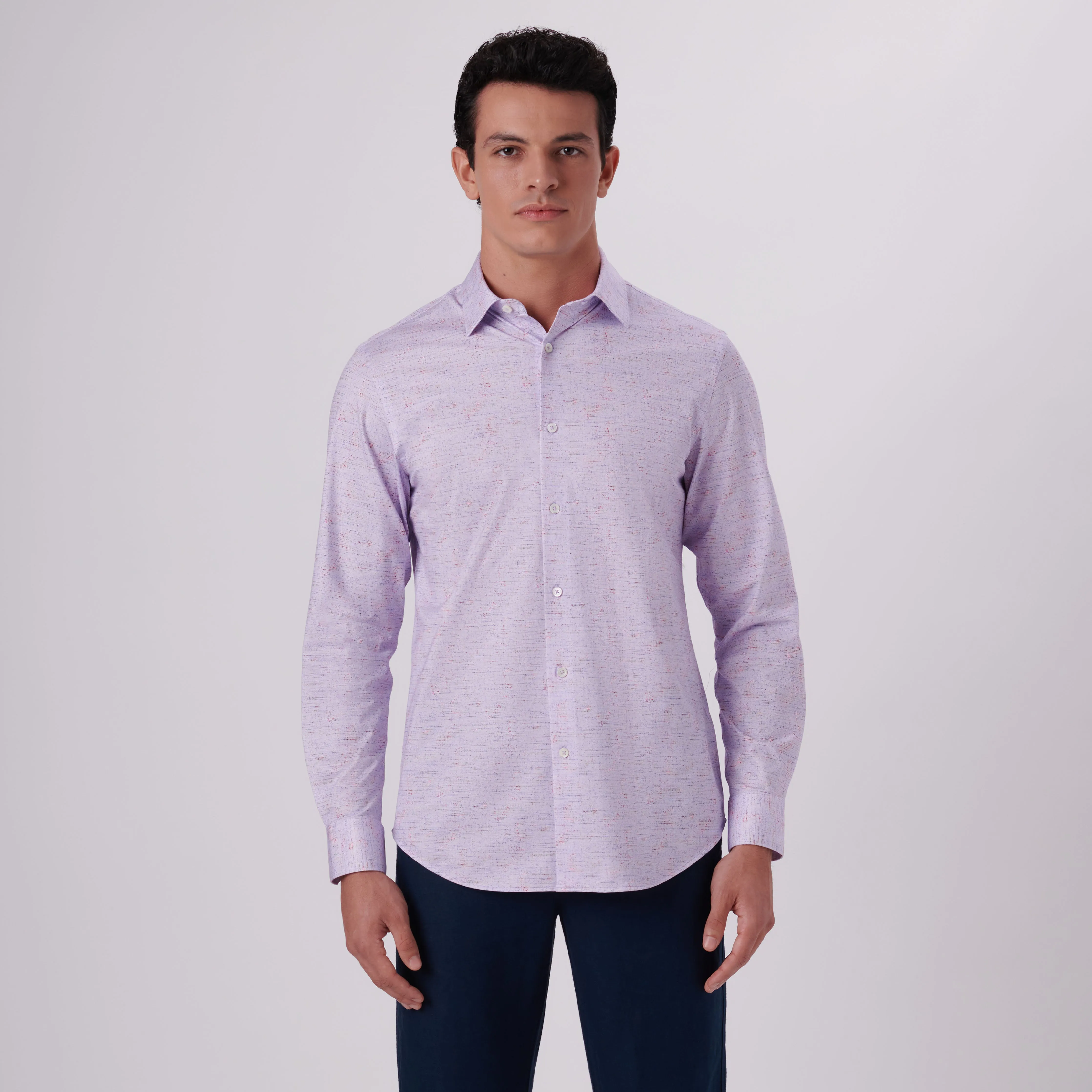 James Marled Print OoohCotton Shirt sold by Bugatchi product image thumbnail 2