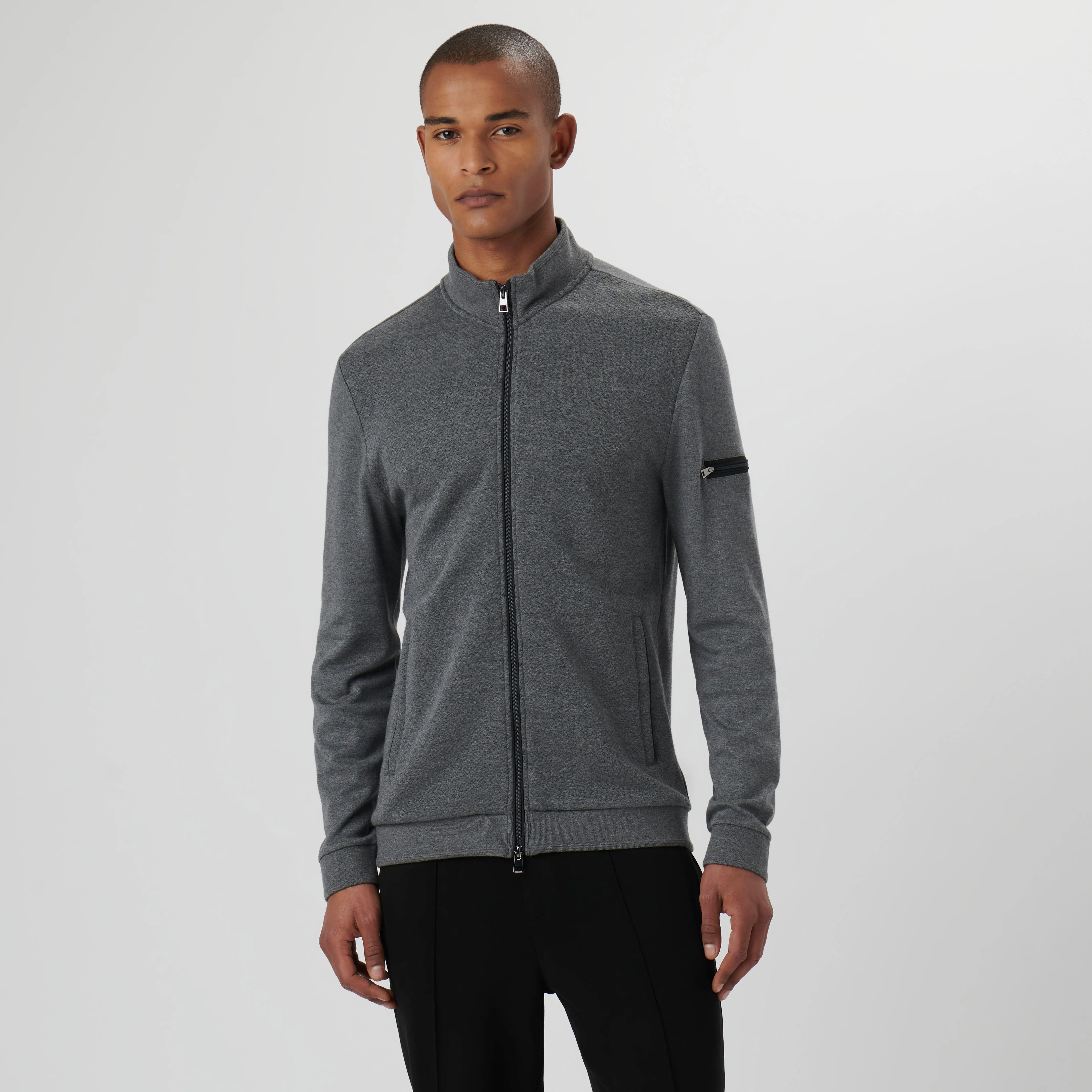 Knit Jacket sold by Bugatchi product image thumbnail 2