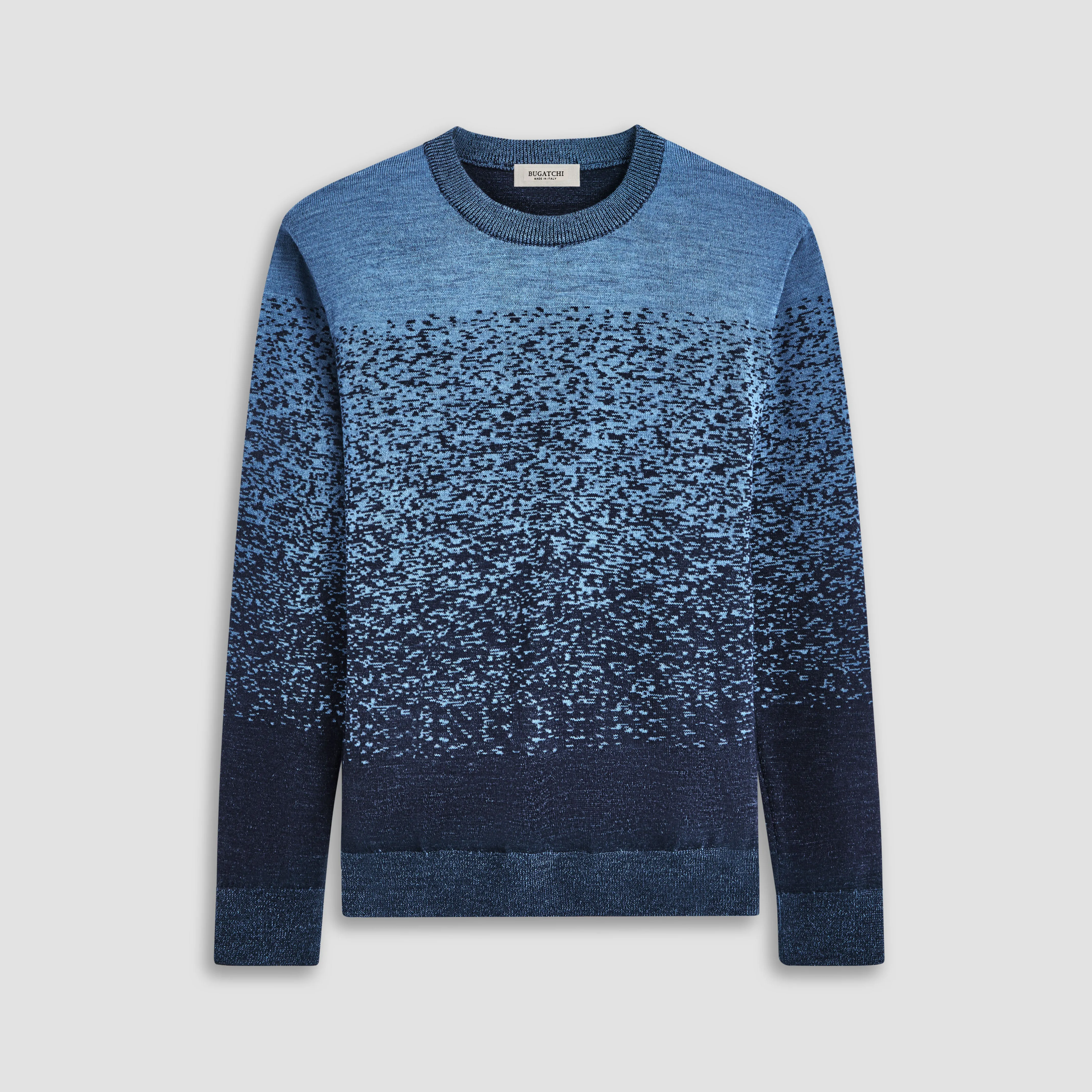 Bicolor Crew Neck Sweater sold by Bugatchi