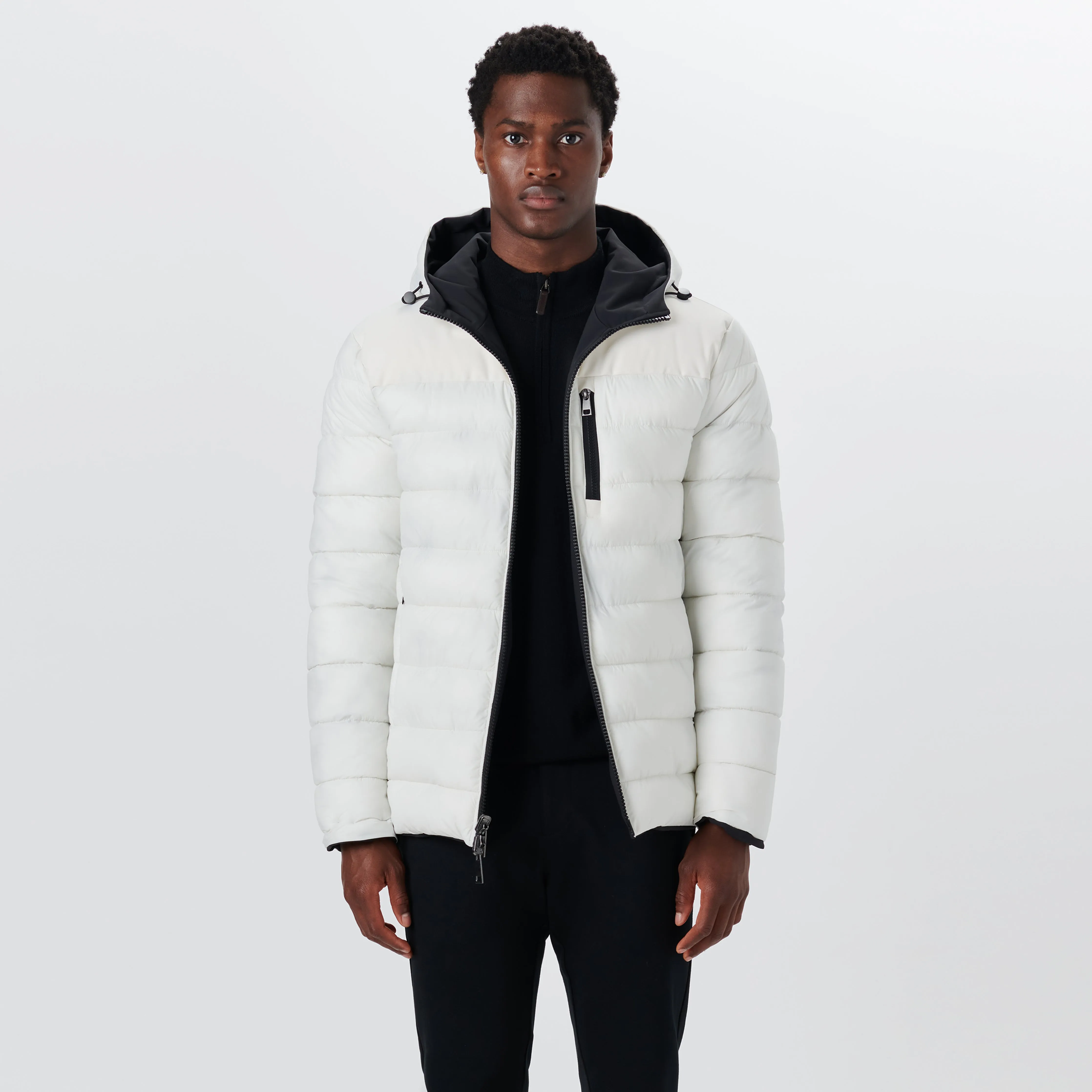 Reversible Bomber Jacket with Hood sold by Bugatchi product image thumbnail 2