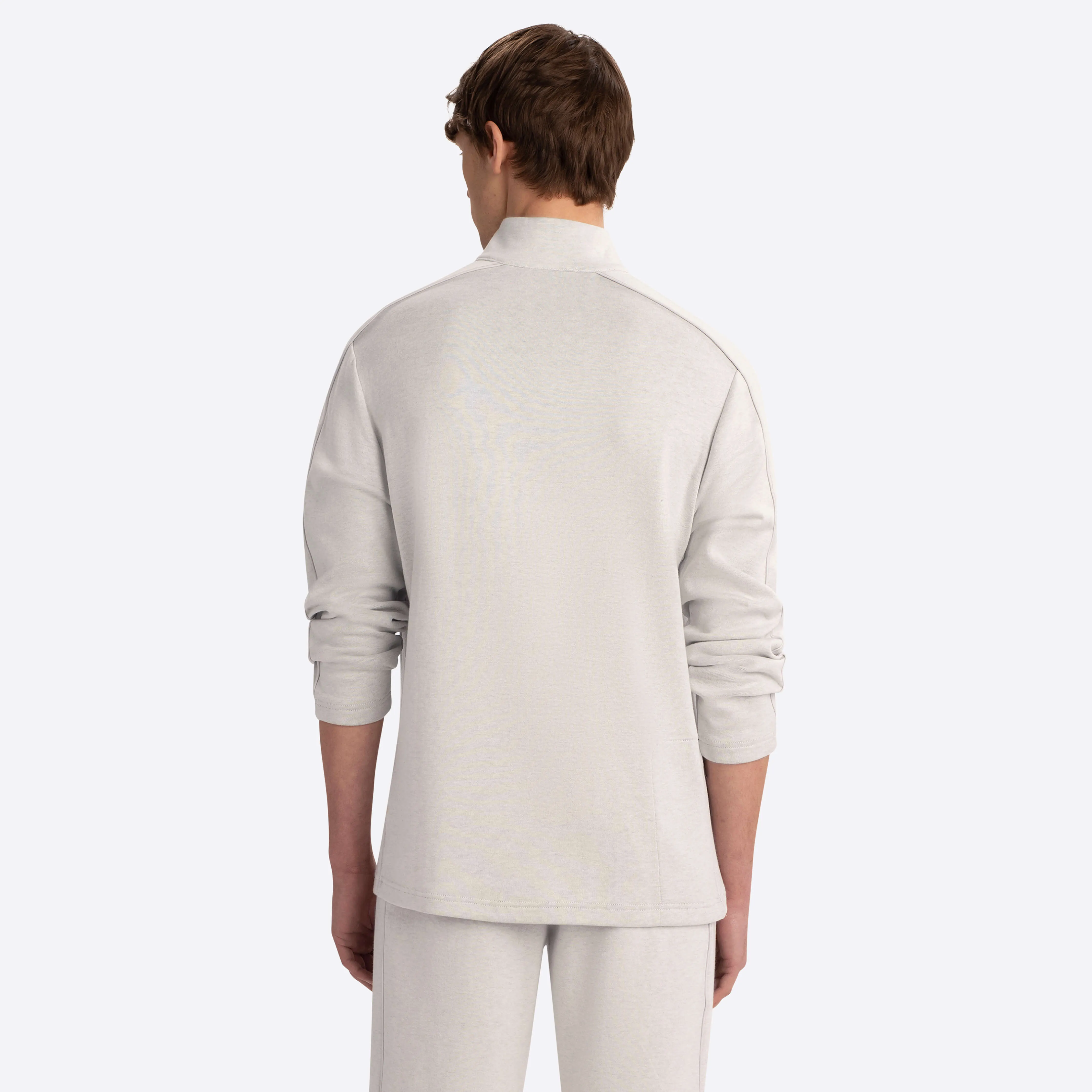 Quarter Zip Mock Neck Sweatshirt sold by Bugatchi product image thumbnail 4