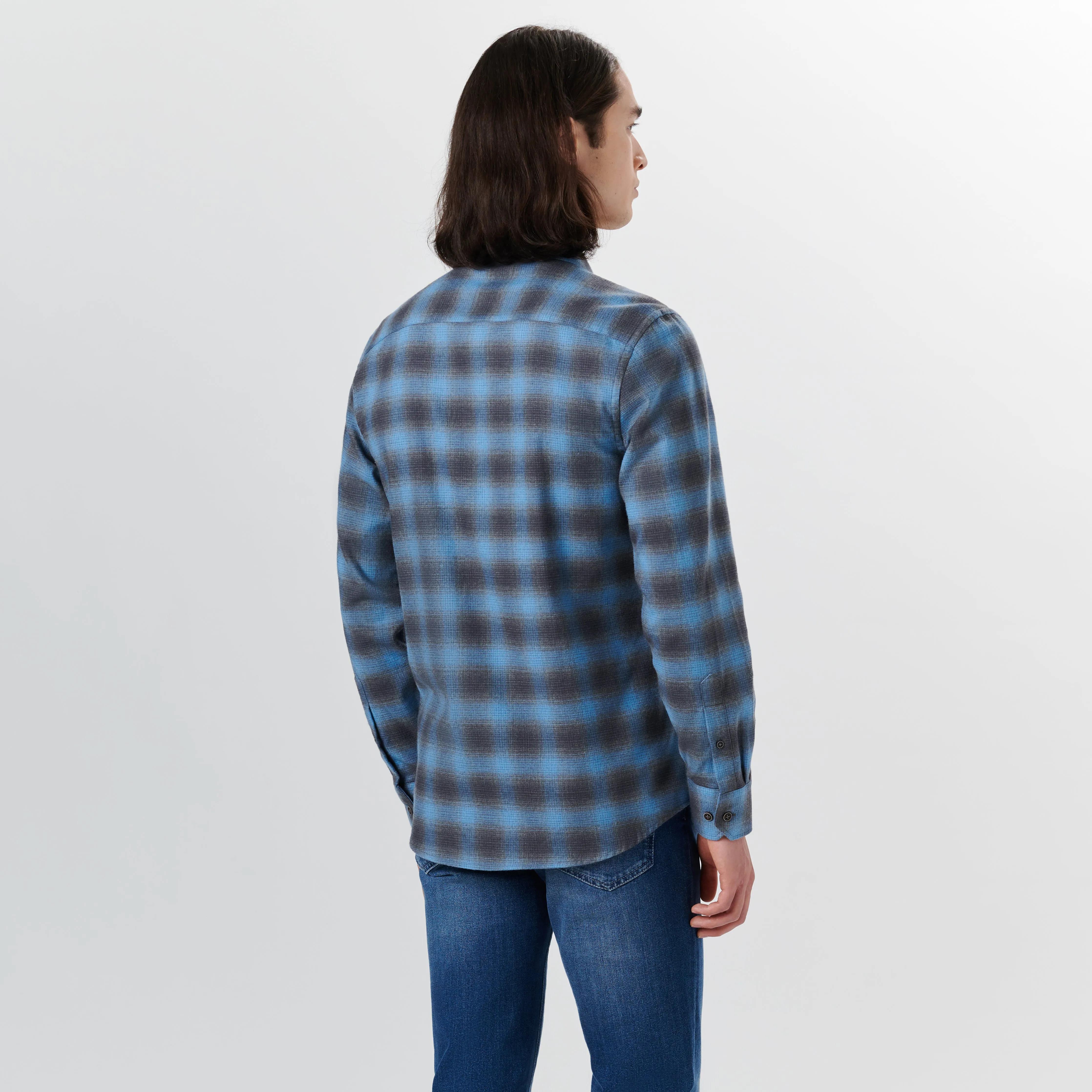 JULIAN Checkered Shirt sold by Bugatchi product image thumbnail 4