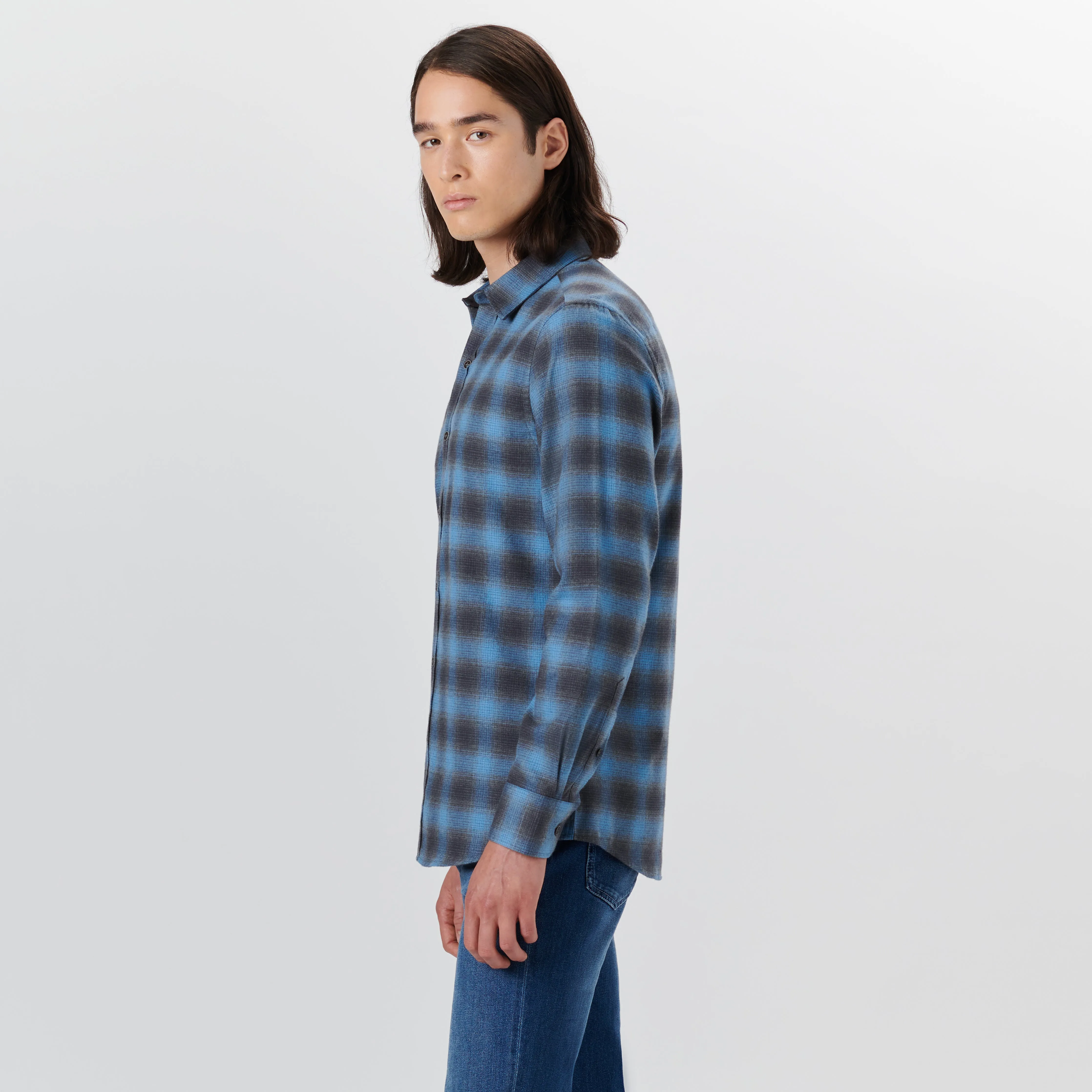 JULIAN Checkered Shirt sold by Bugatchi product image thumbnail 3