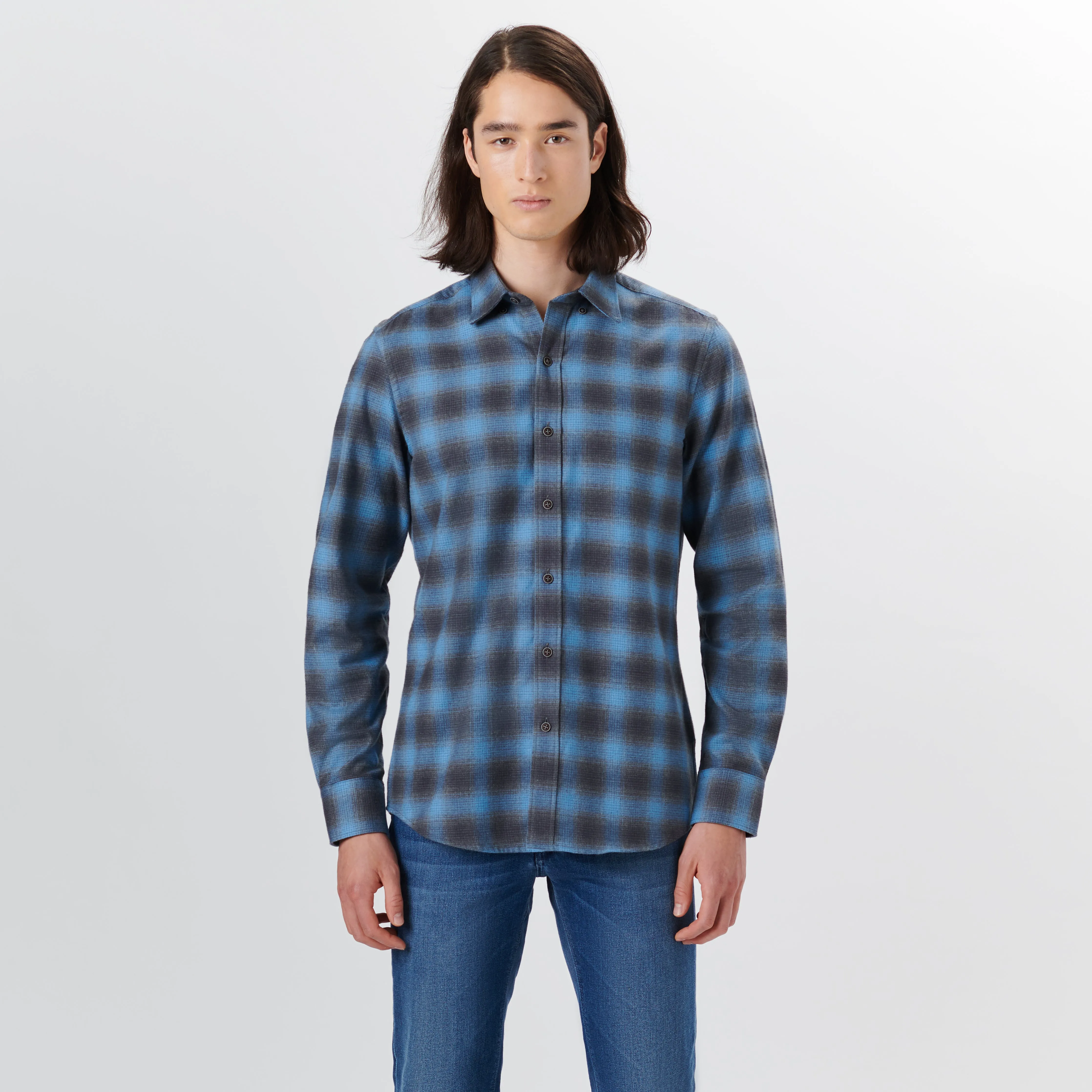 JULIAN Checkered Shirt sold by Bugatchi product image thumbnail 2