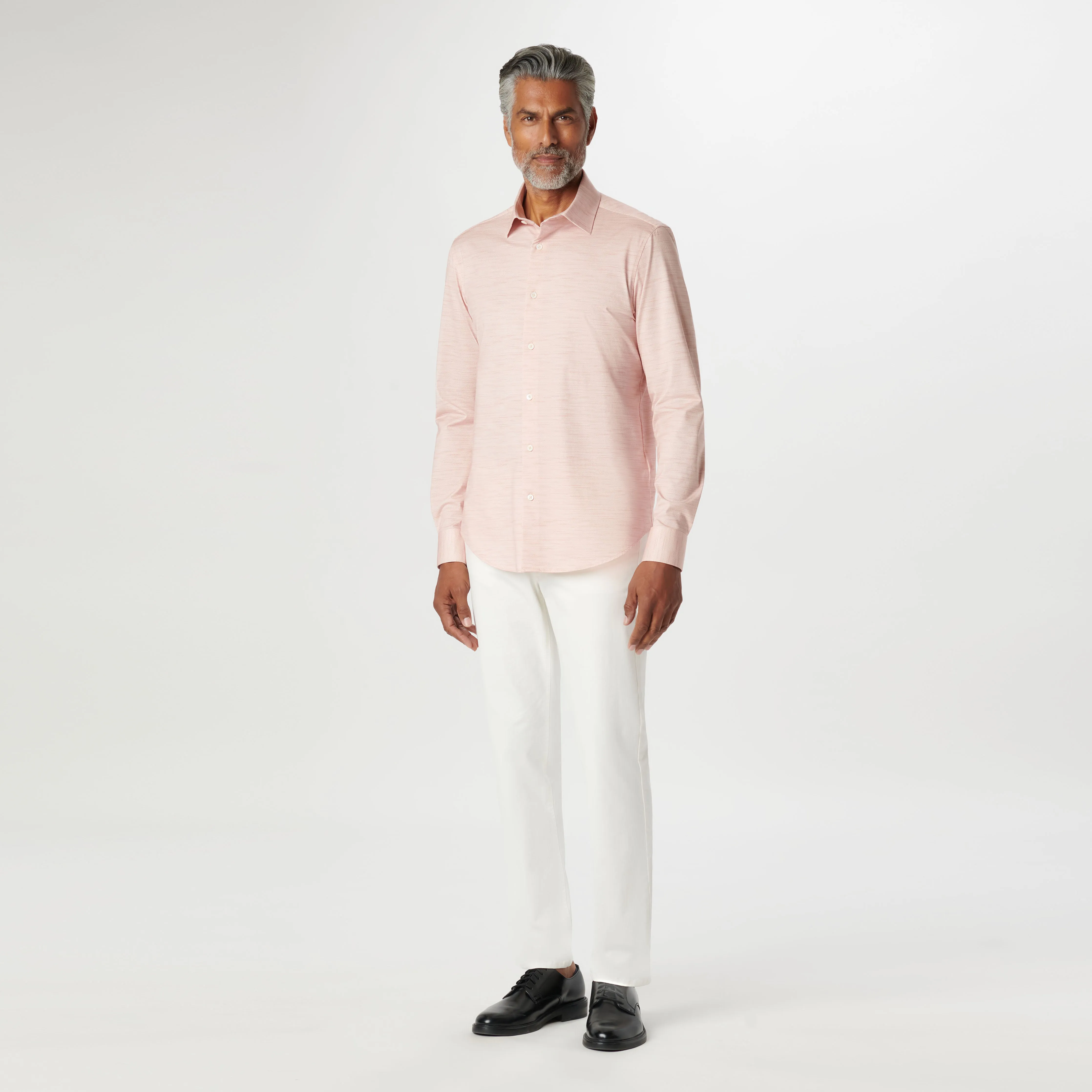 James Stitch Print OoohCotton Shirt sold by Bugatchi product image thumbnail 5