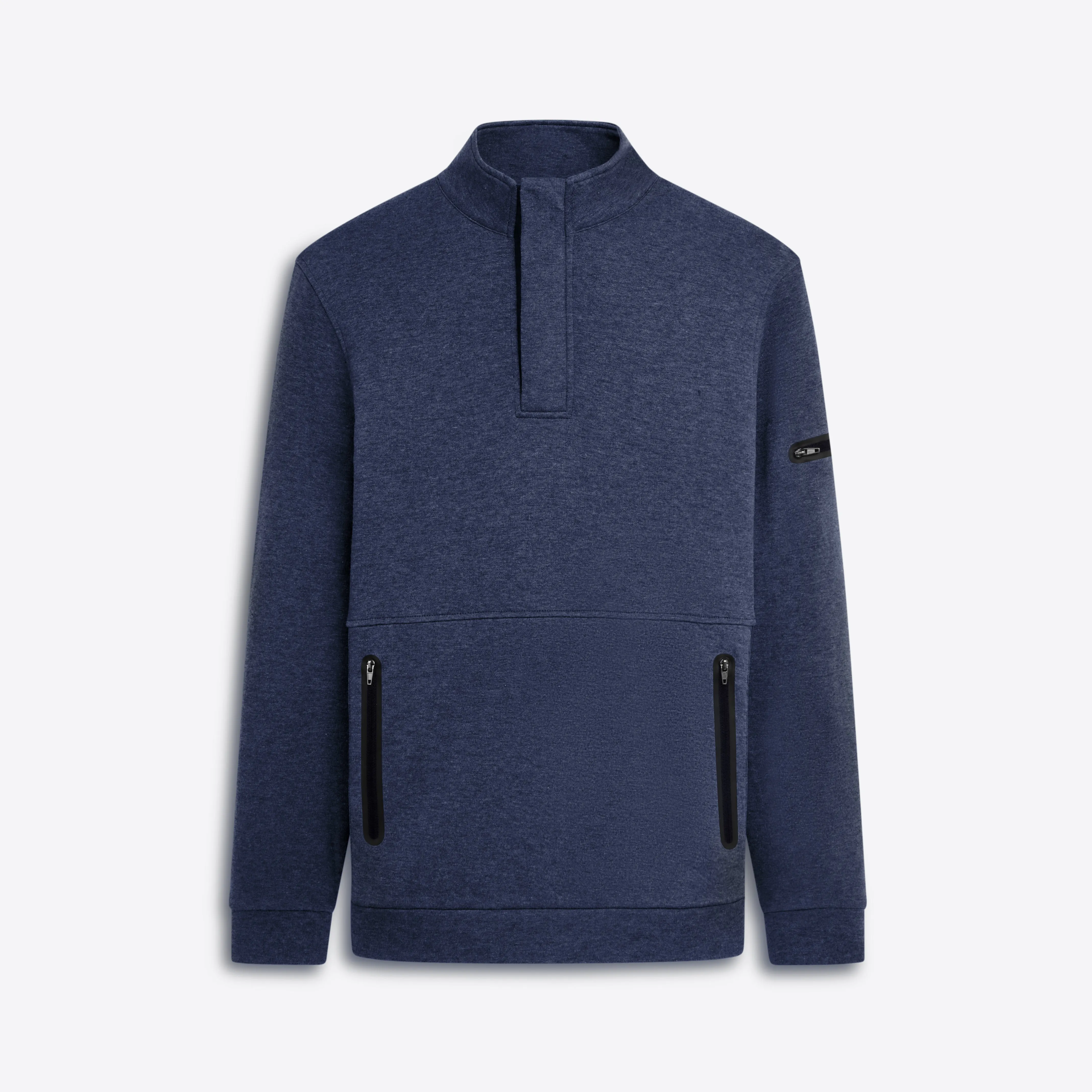 Long Sleeve Quarter Zip Pullover sold by Bugatchi