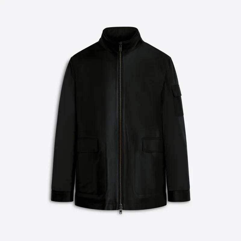 Leather Jacket with Removable Bib sold by Bugatchi