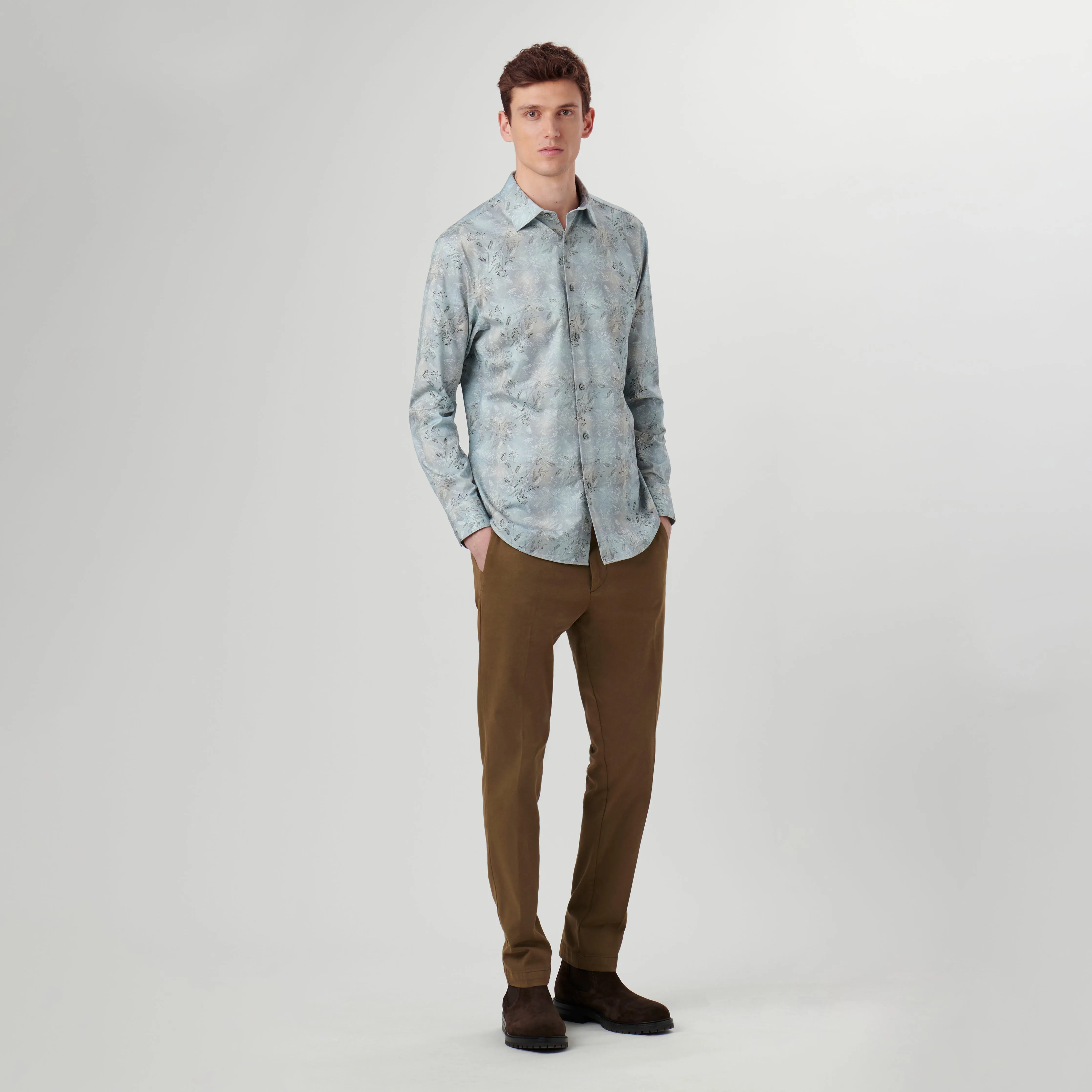 James Floral OoohCotton Shirt sold by Bugatchi product image thumbnail 5