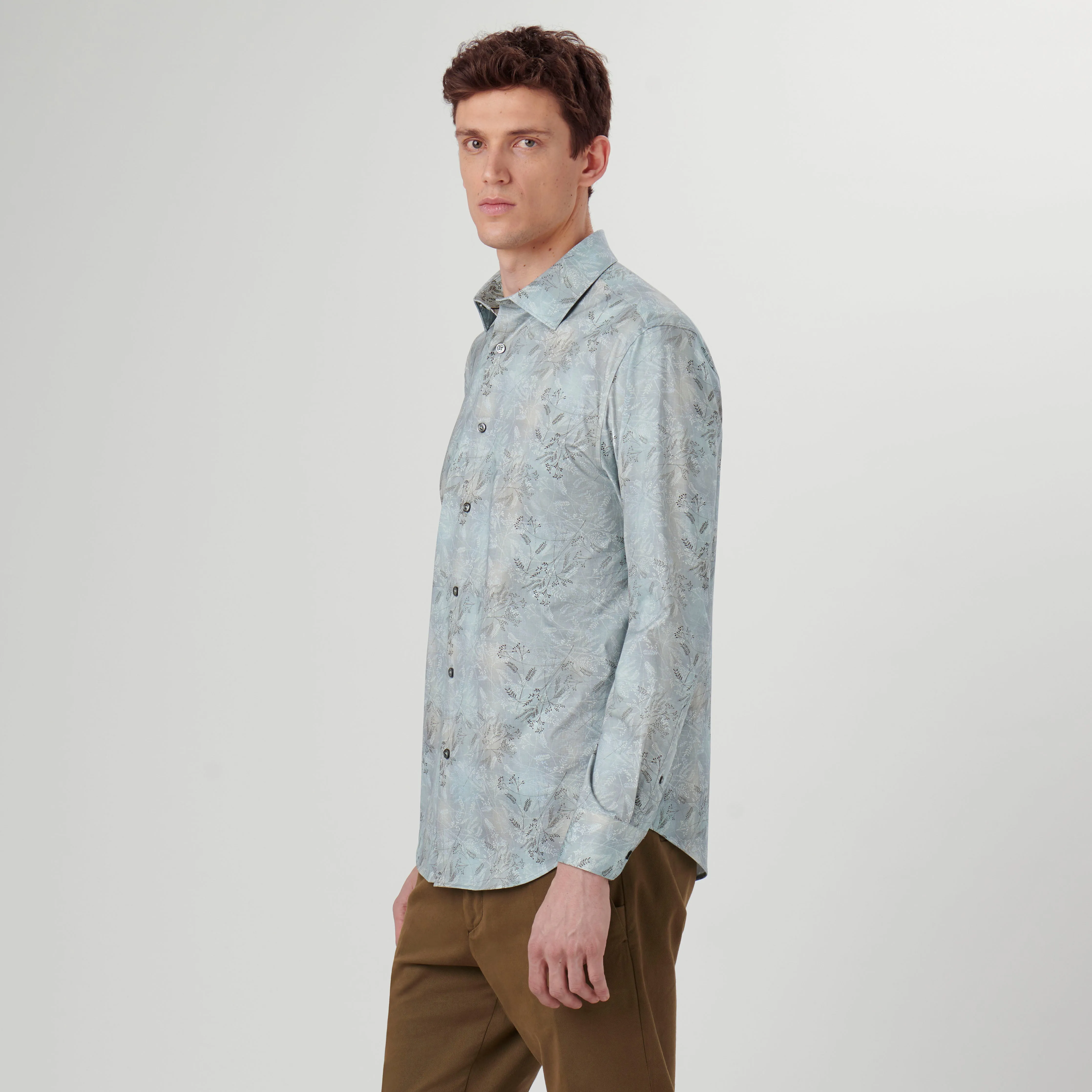 James Floral OoohCotton Shirt sold by Bugatchi product image thumbnail 3