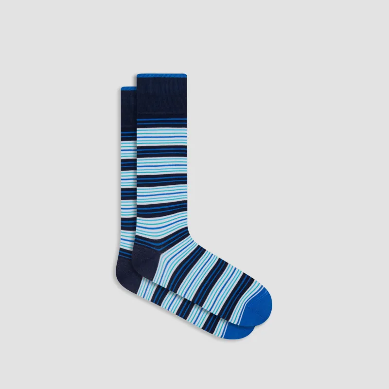 Striped Mid-Calf Socks sold by Bugatchi