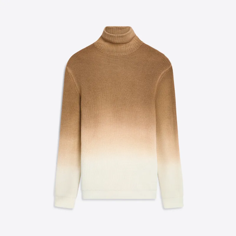 Turtle Neck Dip Dyed Ombre Sweater sold by Bugatchi