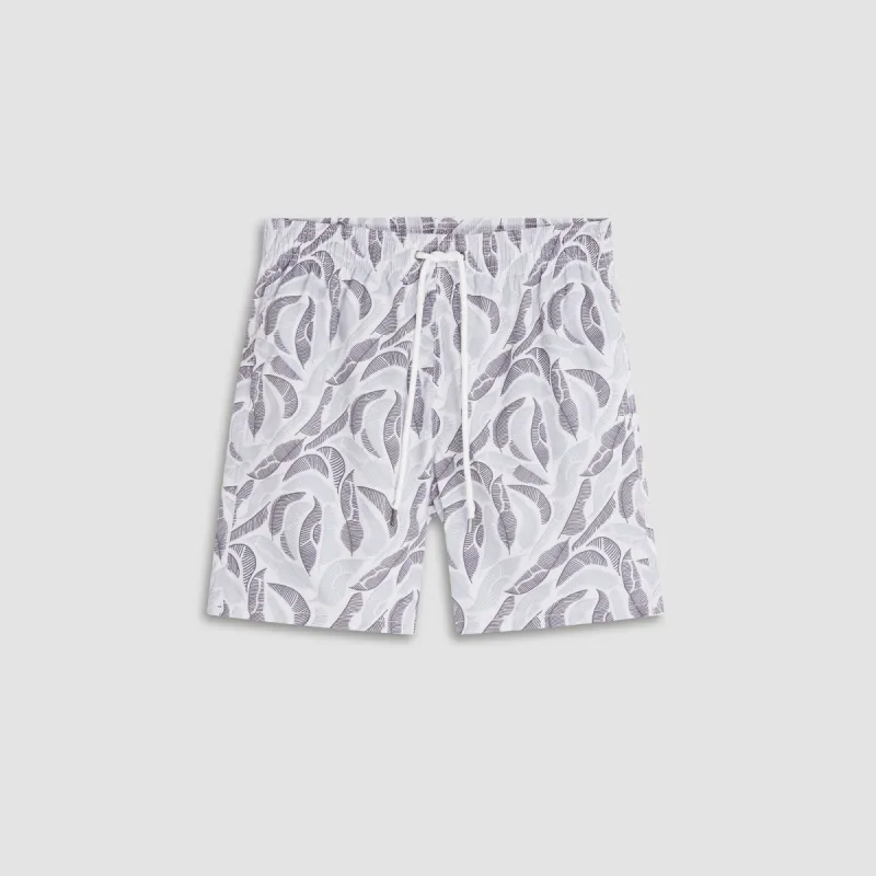 Cosmo Feather Swim Trunks made by Bugatchi