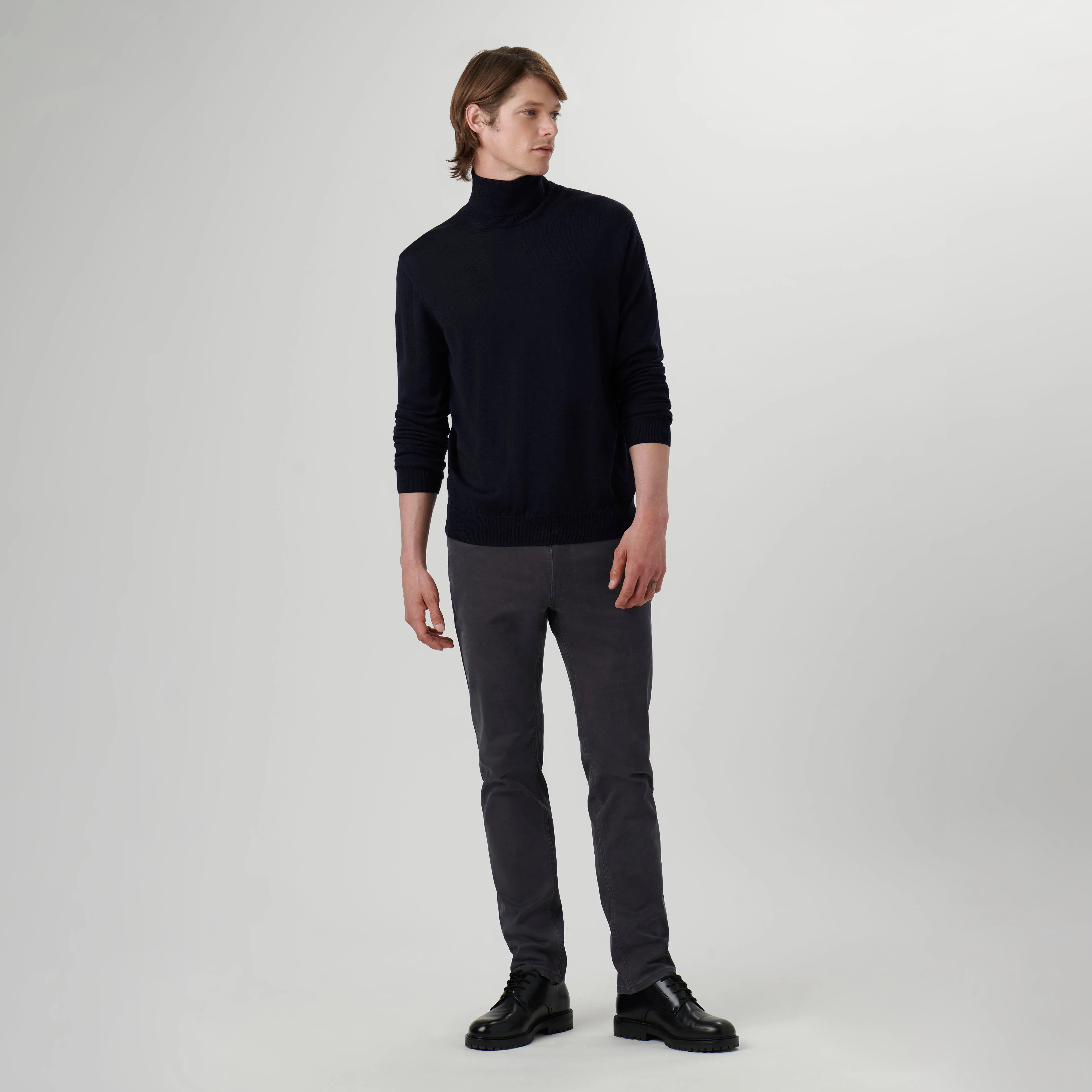 Super Merino Solid Turtleneck Sweater sold by Bugatchi product image thumbnail 5
