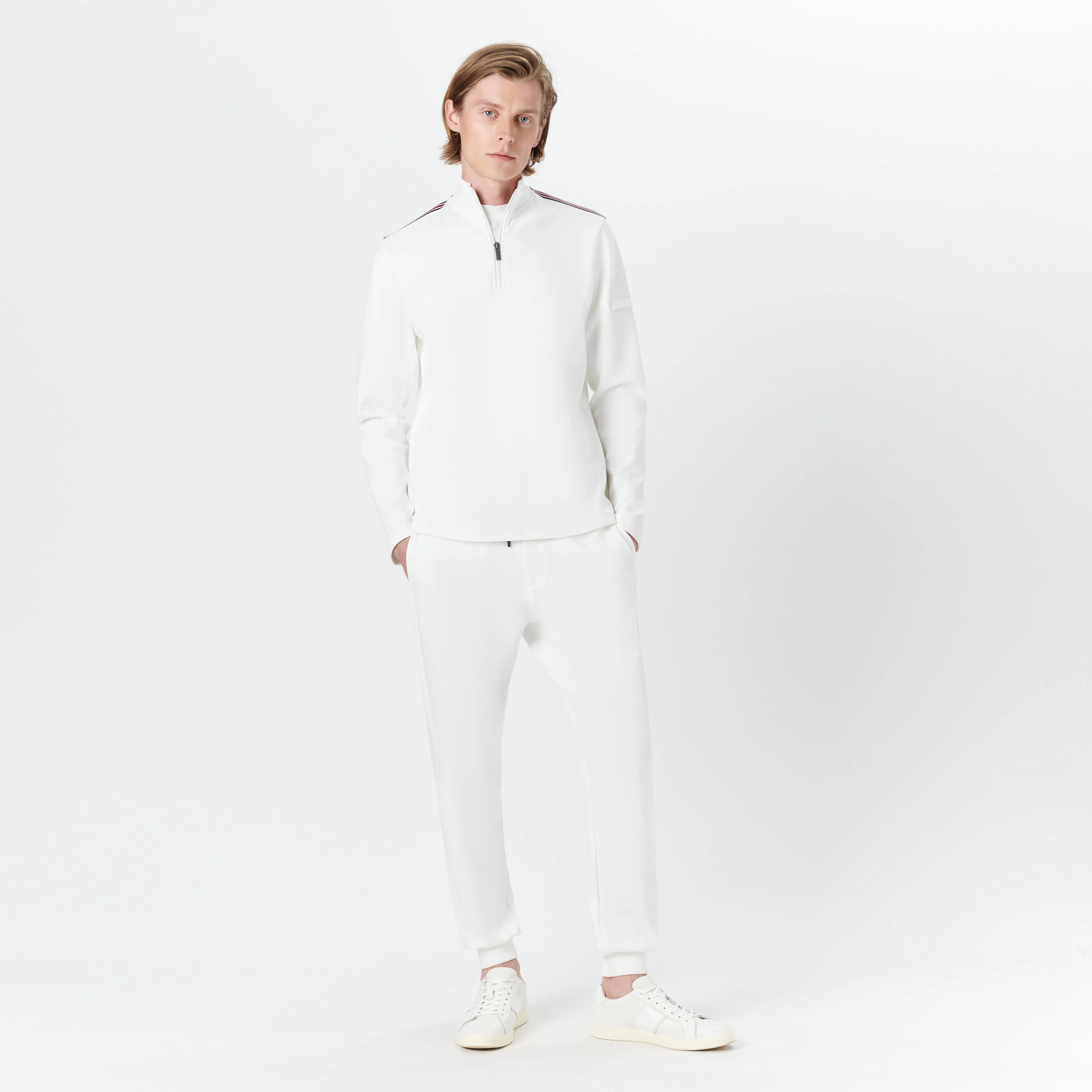 Quarter Zip Pullover Sweatshirt sold by Bugatchi product image thumbnail 5