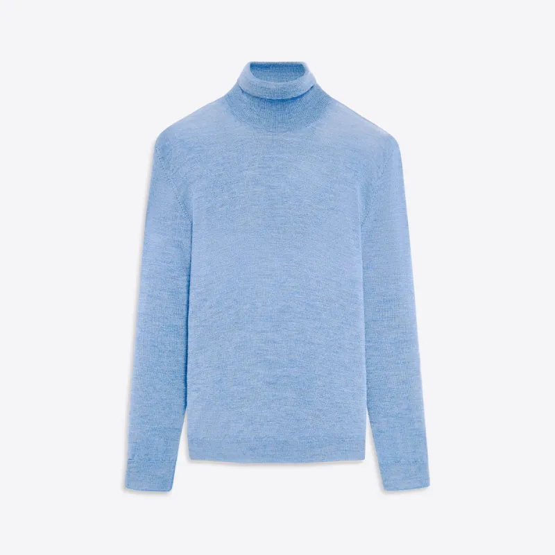 Super Merino Turtle Neck Solid Sweater sold by Bugatchi