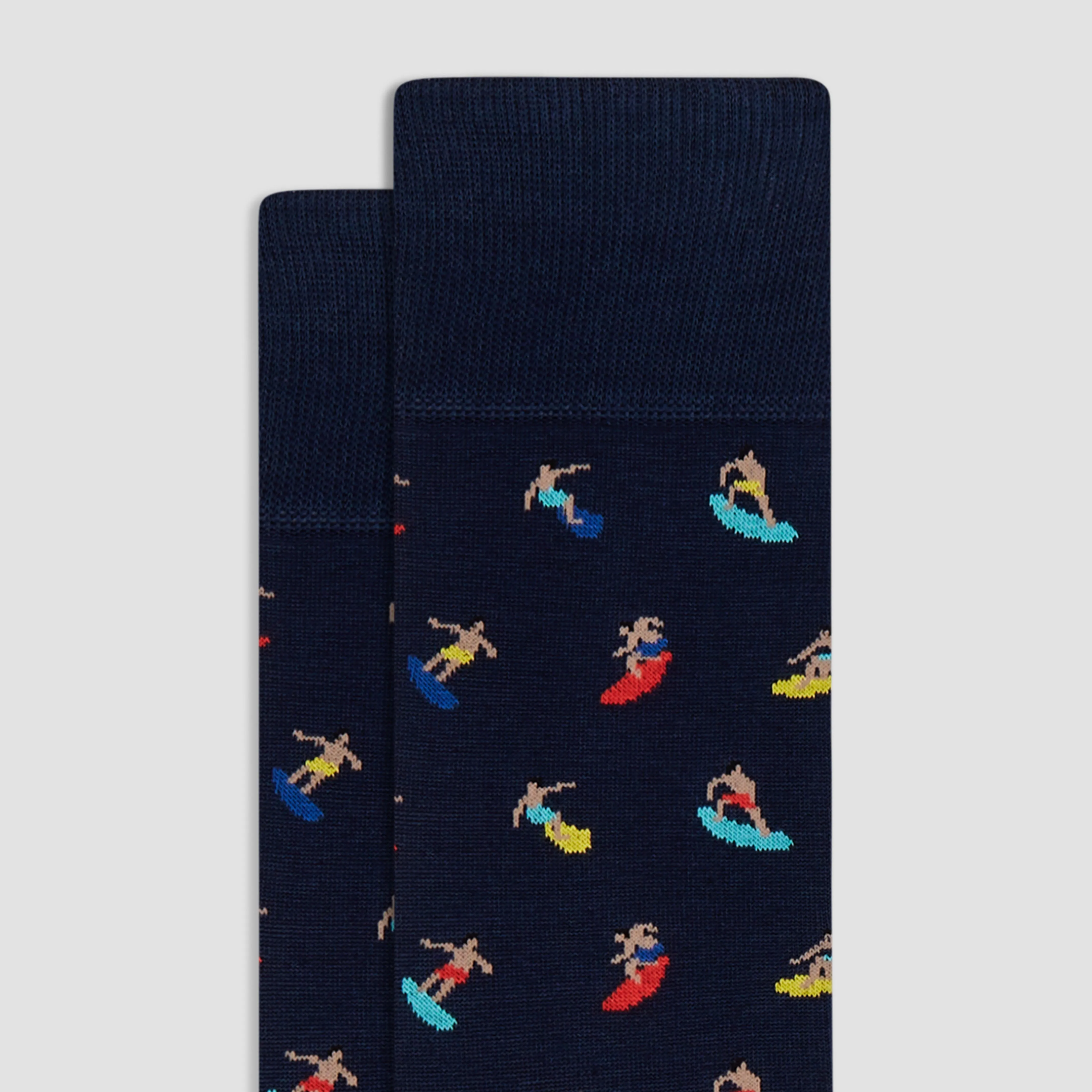 Surfers Mid-Calf Socks sold by Bugatchi product image thumbnail 2