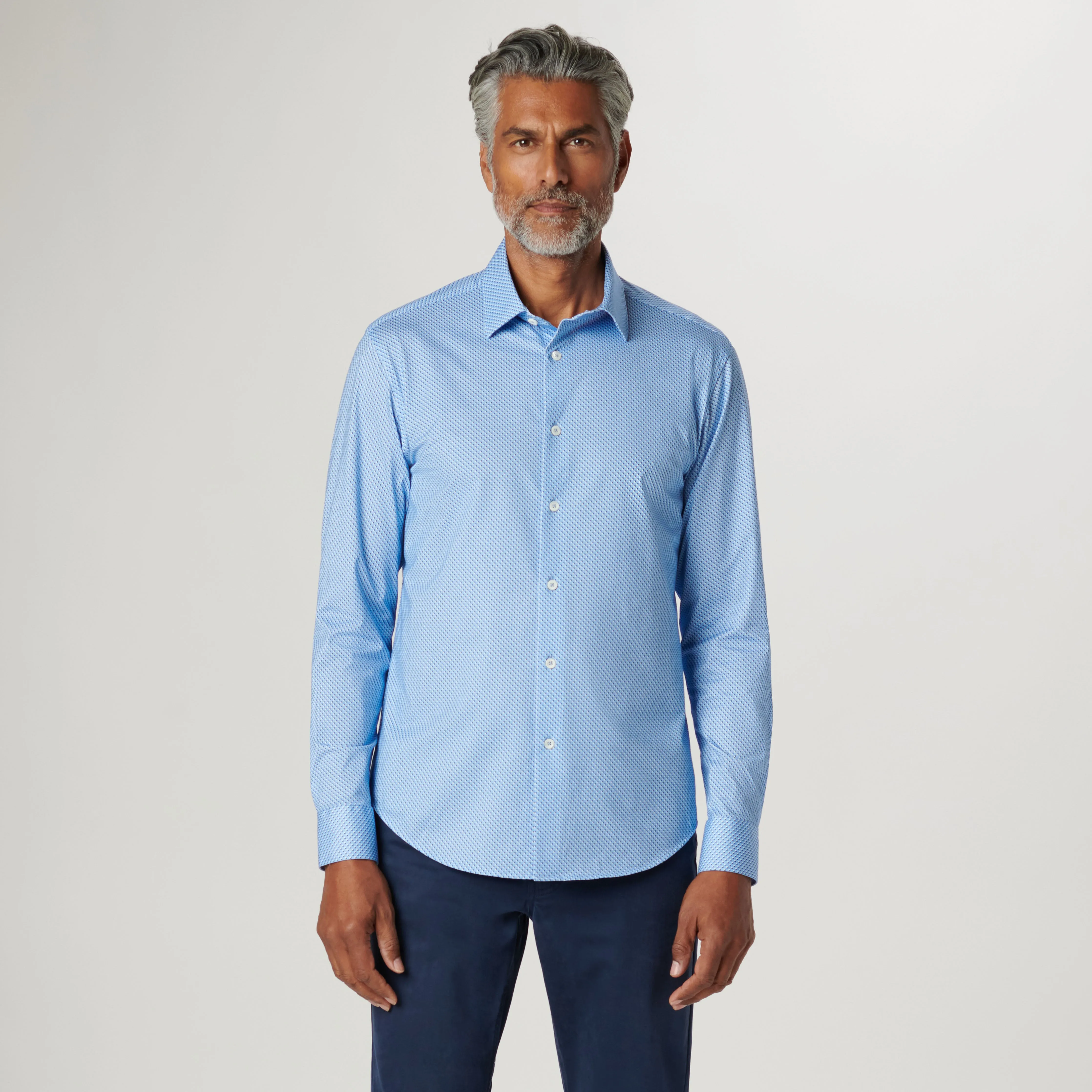 James Geometric OoohCotton Shirt sold by Bugatchi product image thumbnail 2