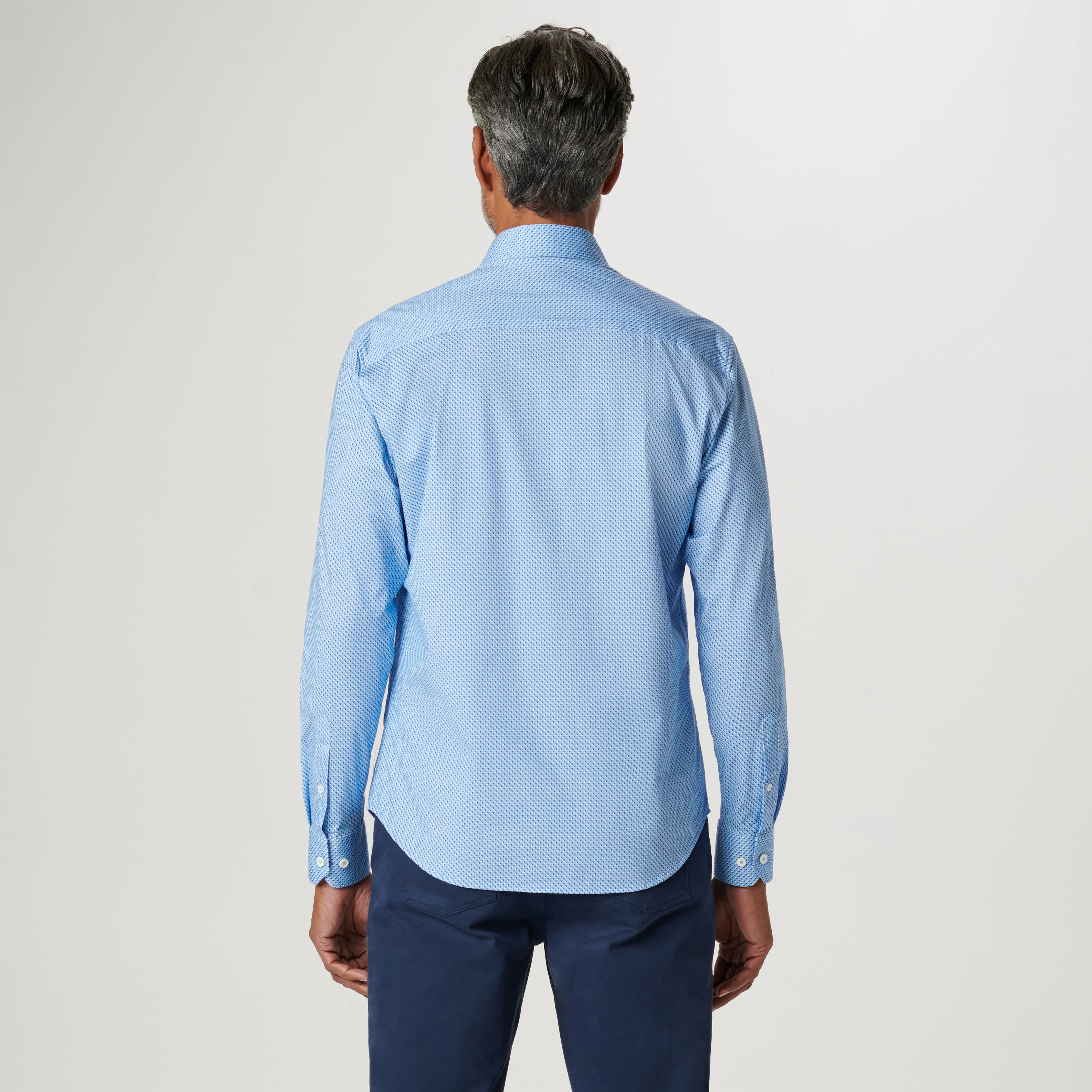 James Geometric OoohCotton Shirt sold by Bugatchi product image thumbnail 4