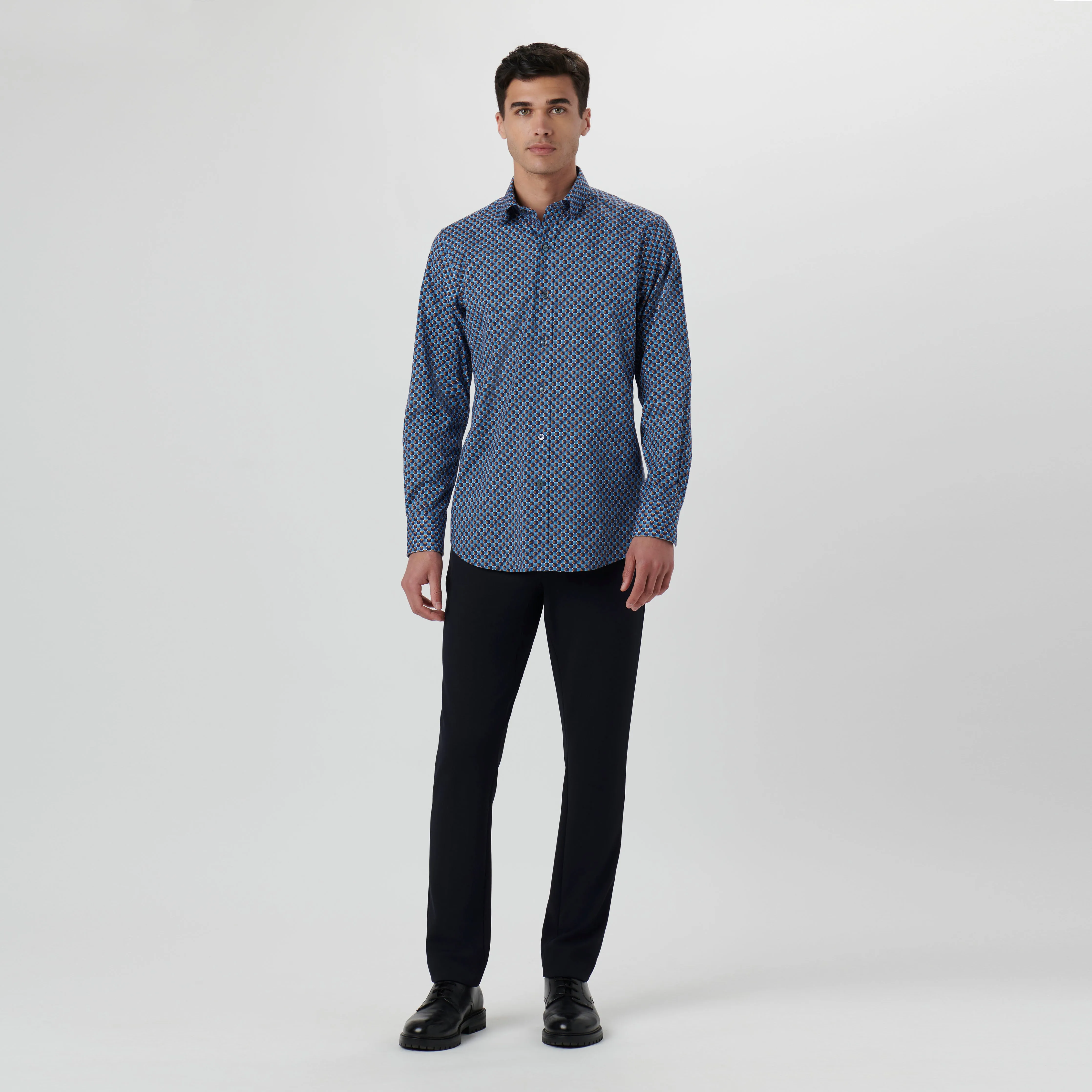 Julian Geometric Shirt sold by Bugatchi product image thumbnail 5