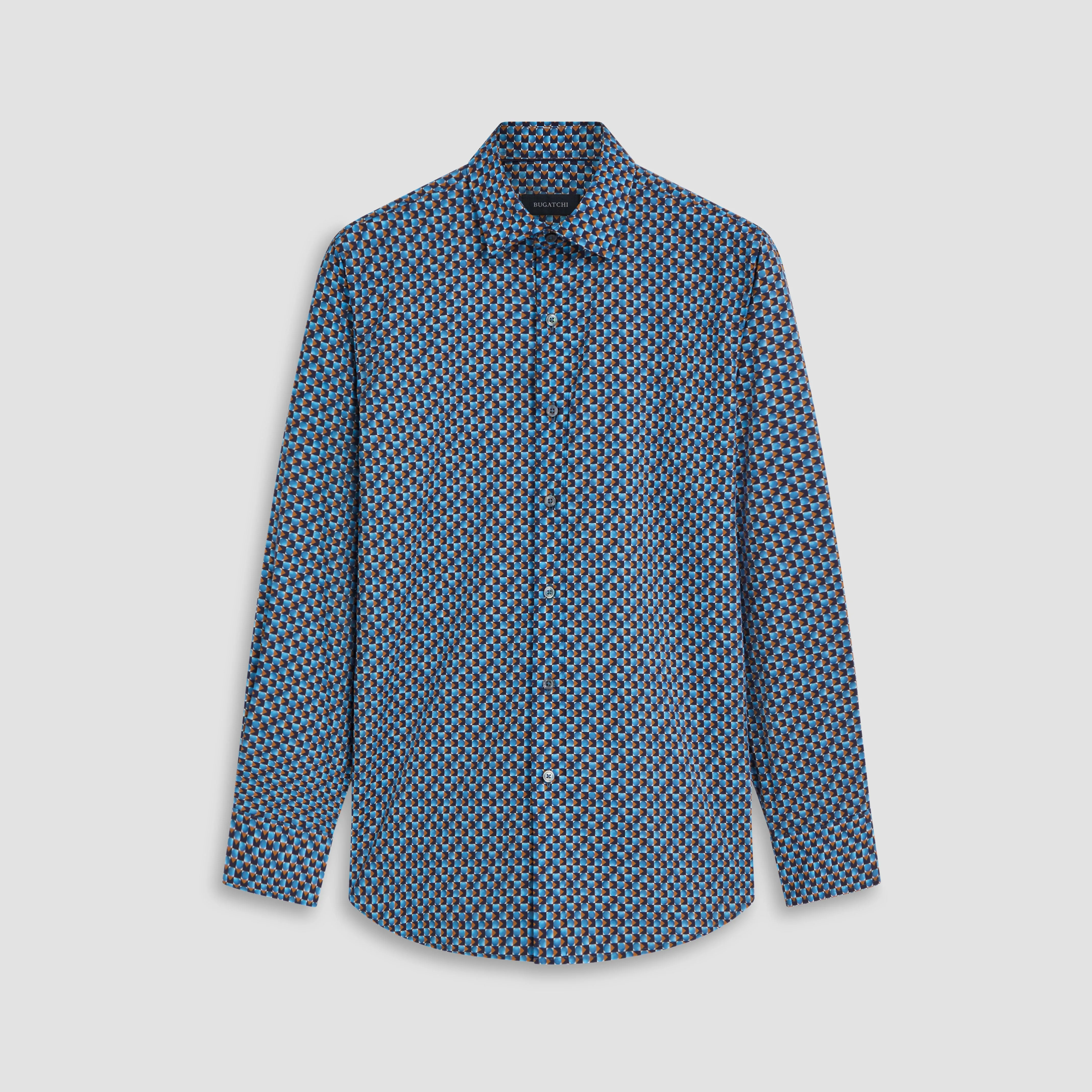 Julian Geometric Shirt sold by Bugatchi