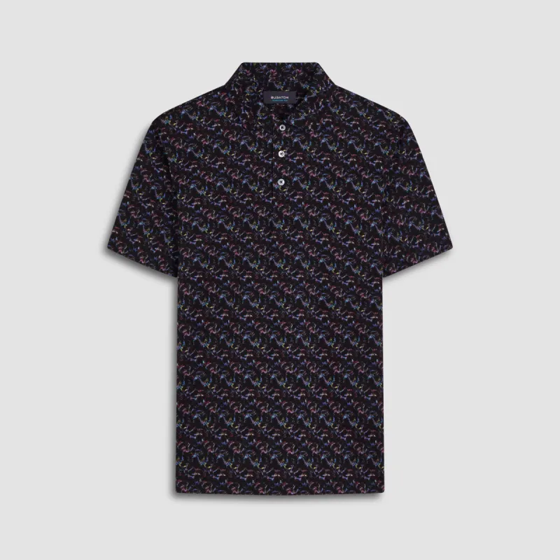 Victor Abstract Print OoohCotton Polo made by Bugatchi