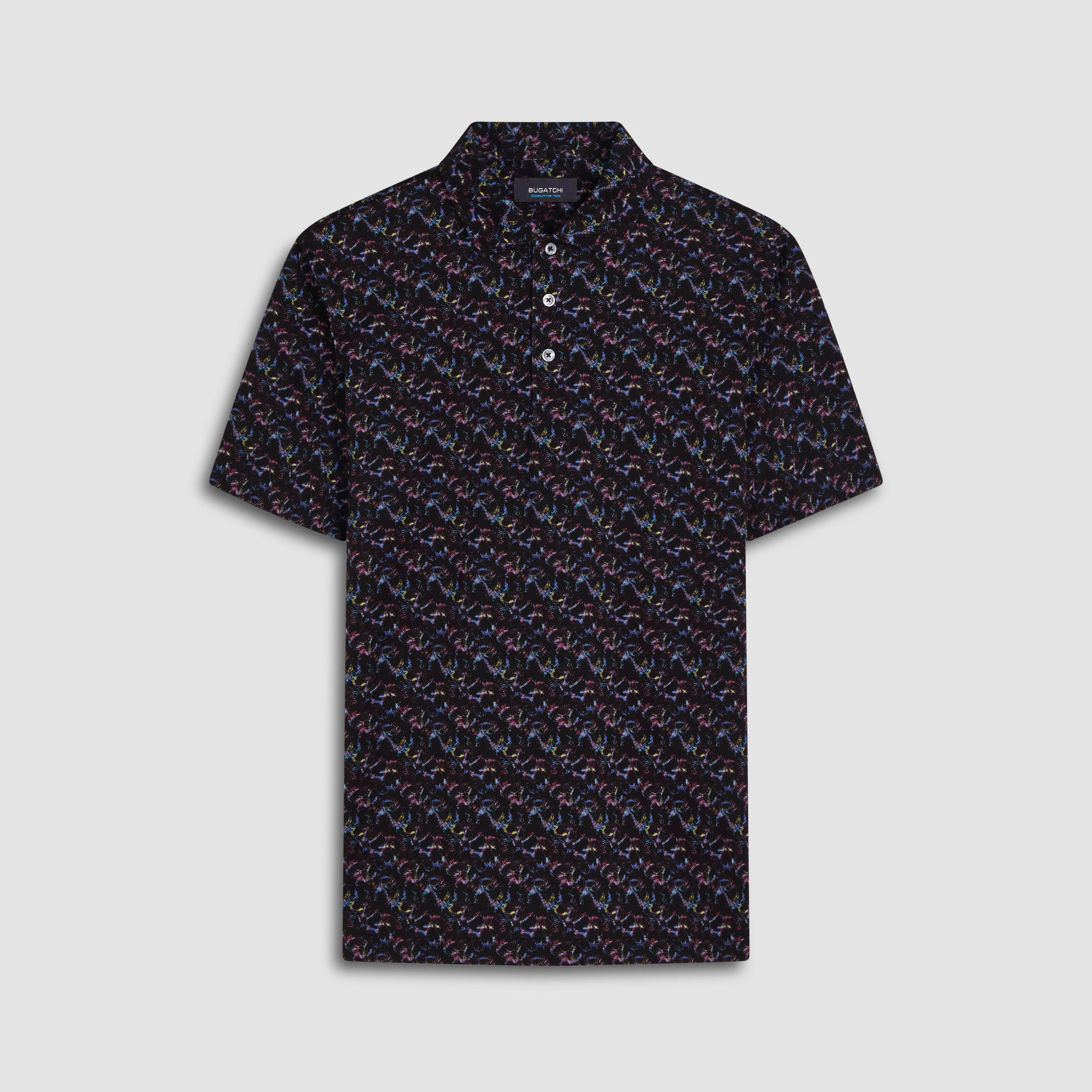 Victor Abstract Print OoohCotton Polo sold by Bugatchi