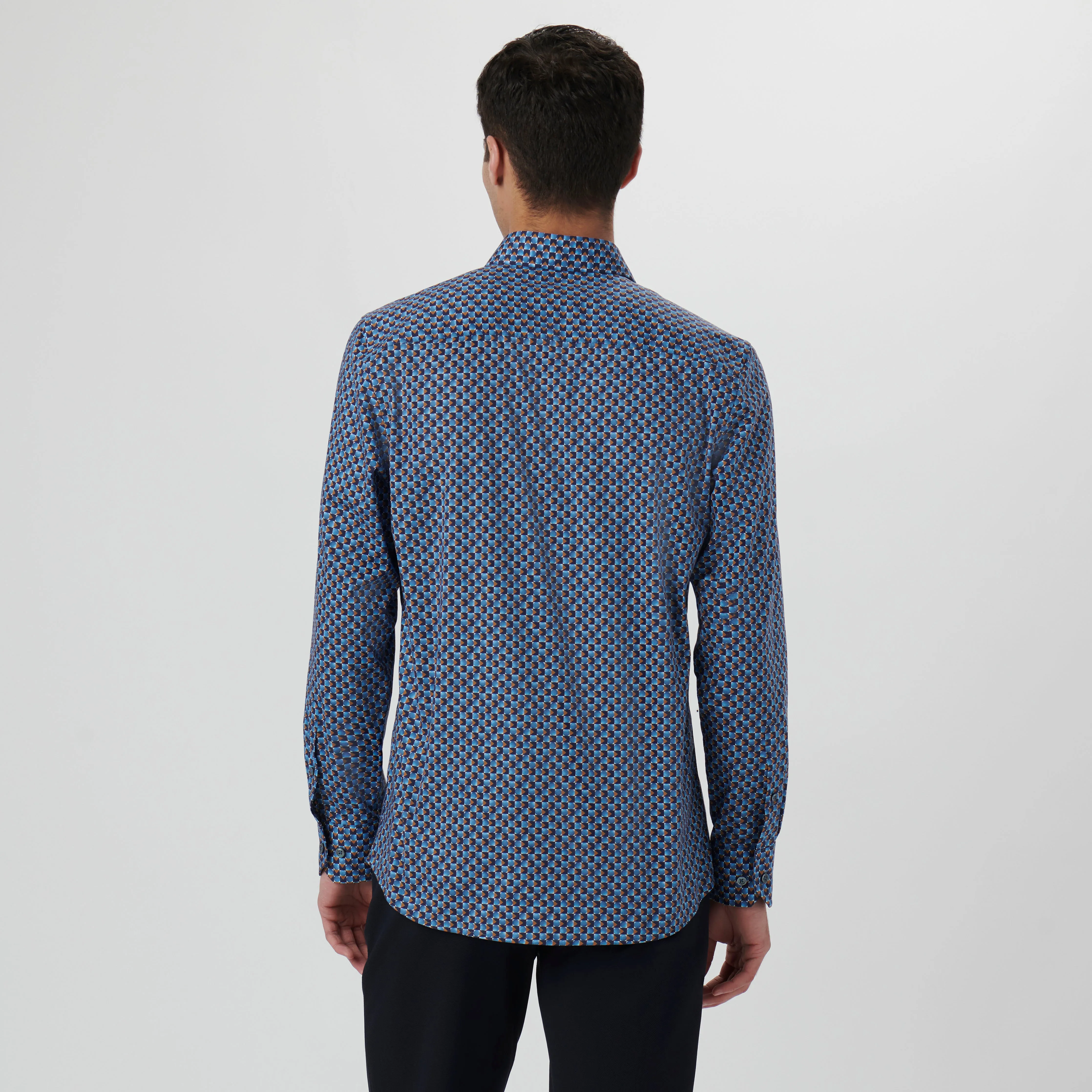 Julian Geometric Shirt sold by Bugatchi product image thumbnail 4
