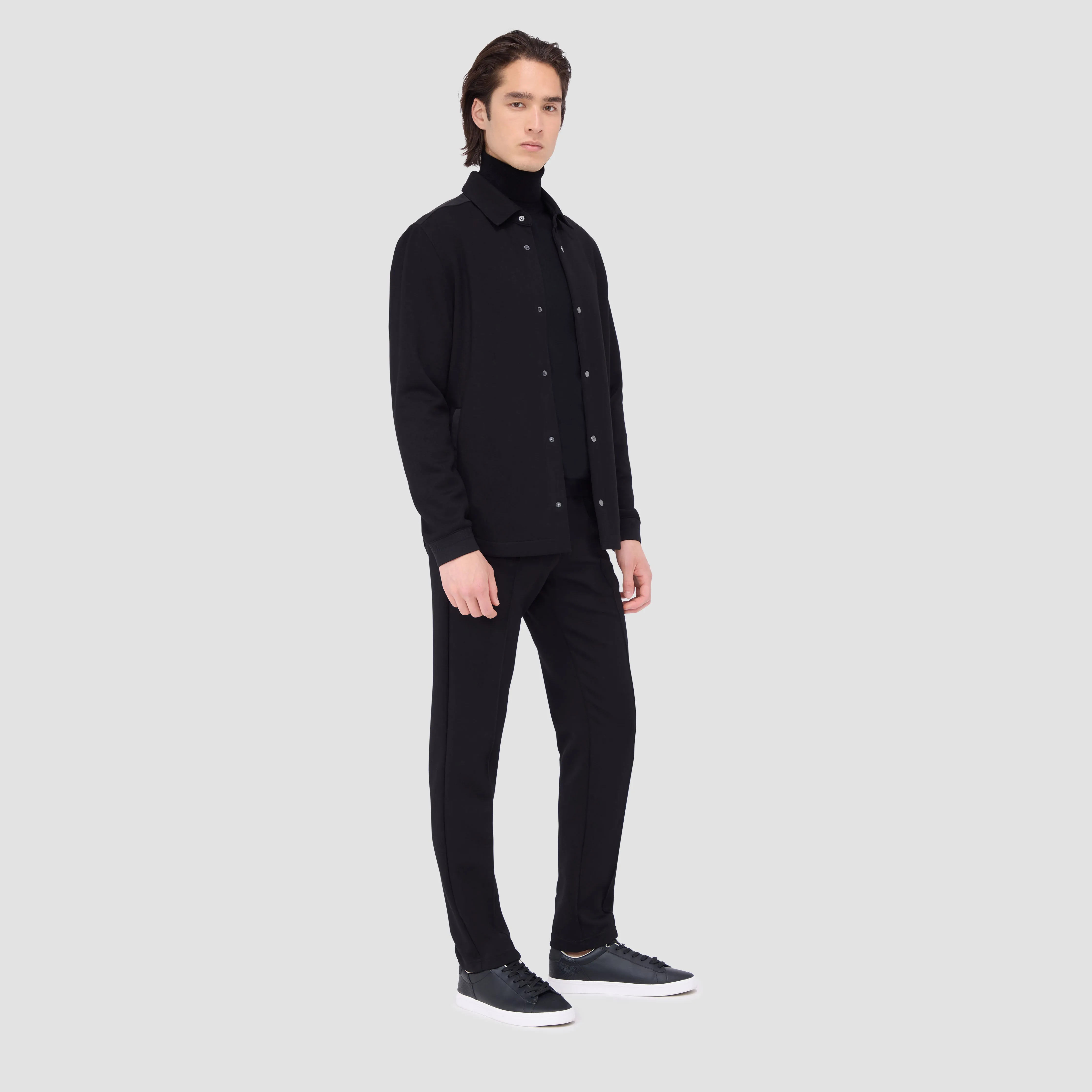 Soft Touch Performance Shirt Jacket sold by Bugatchi product image thumbnail 5