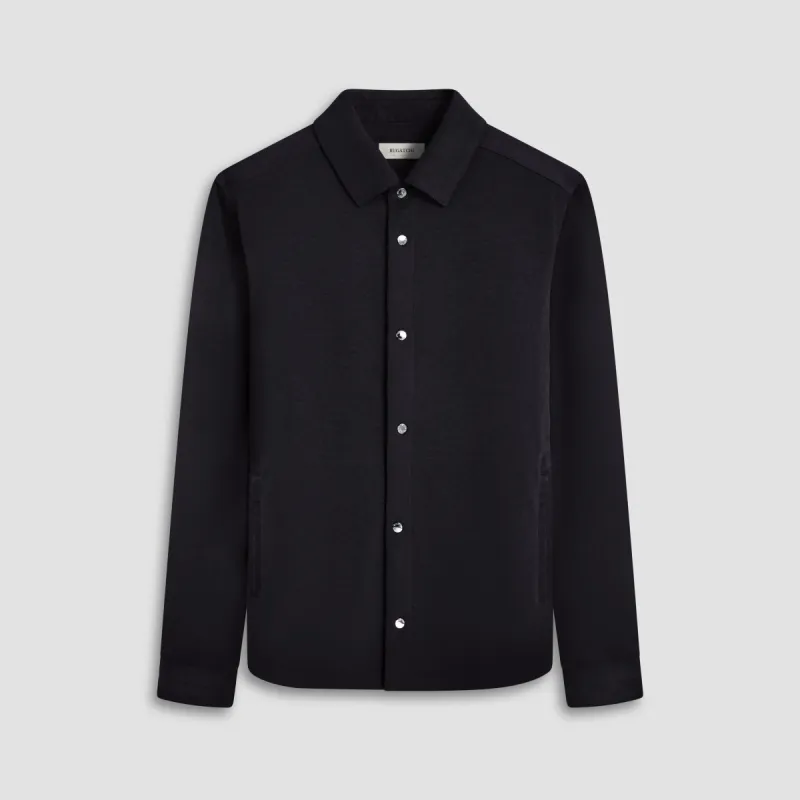 Soft Touch Performance Shirt Jacket sold by Bugatchi