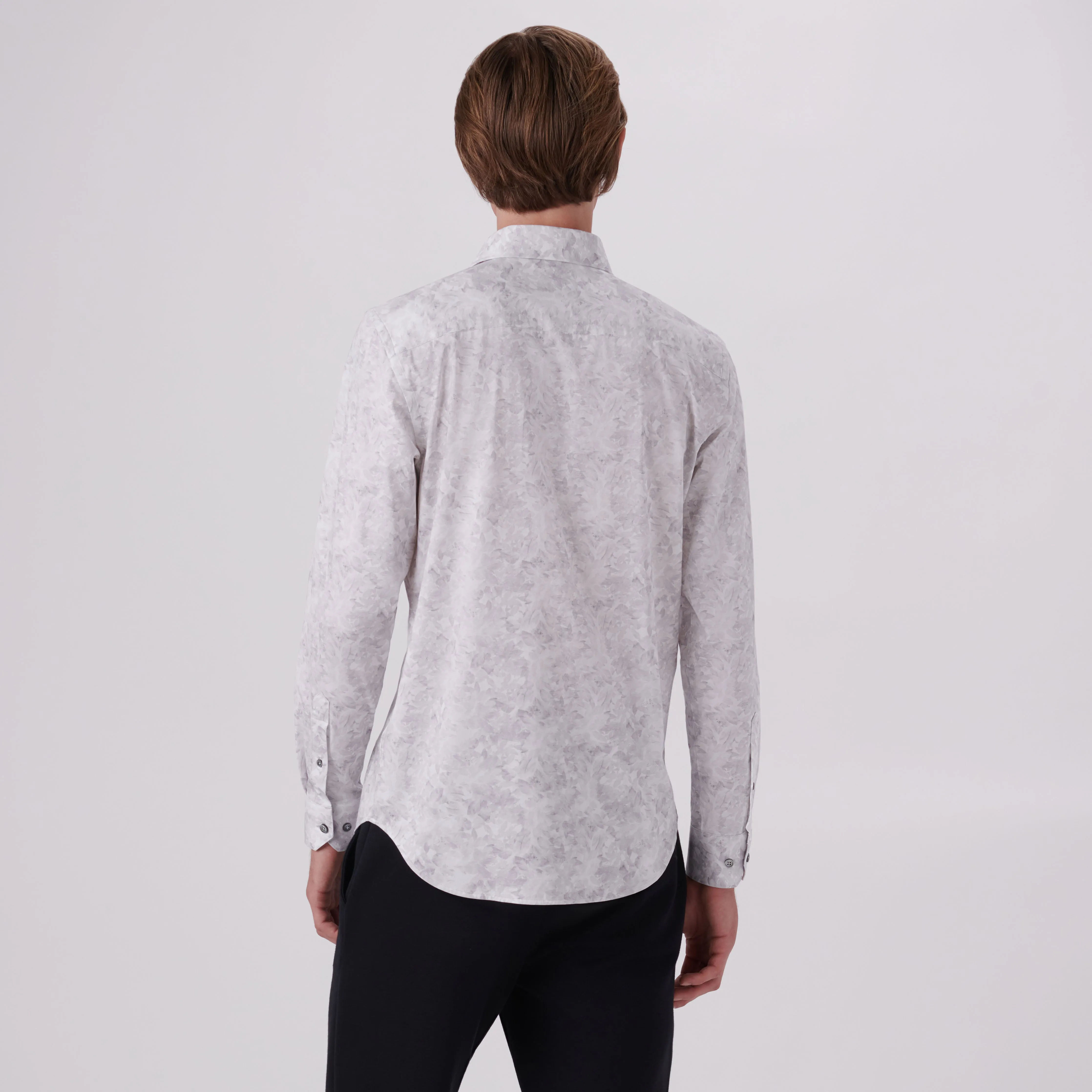 James Leaf Print OoohCotton Shirt sold by Bugatchi product image thumbnail 4