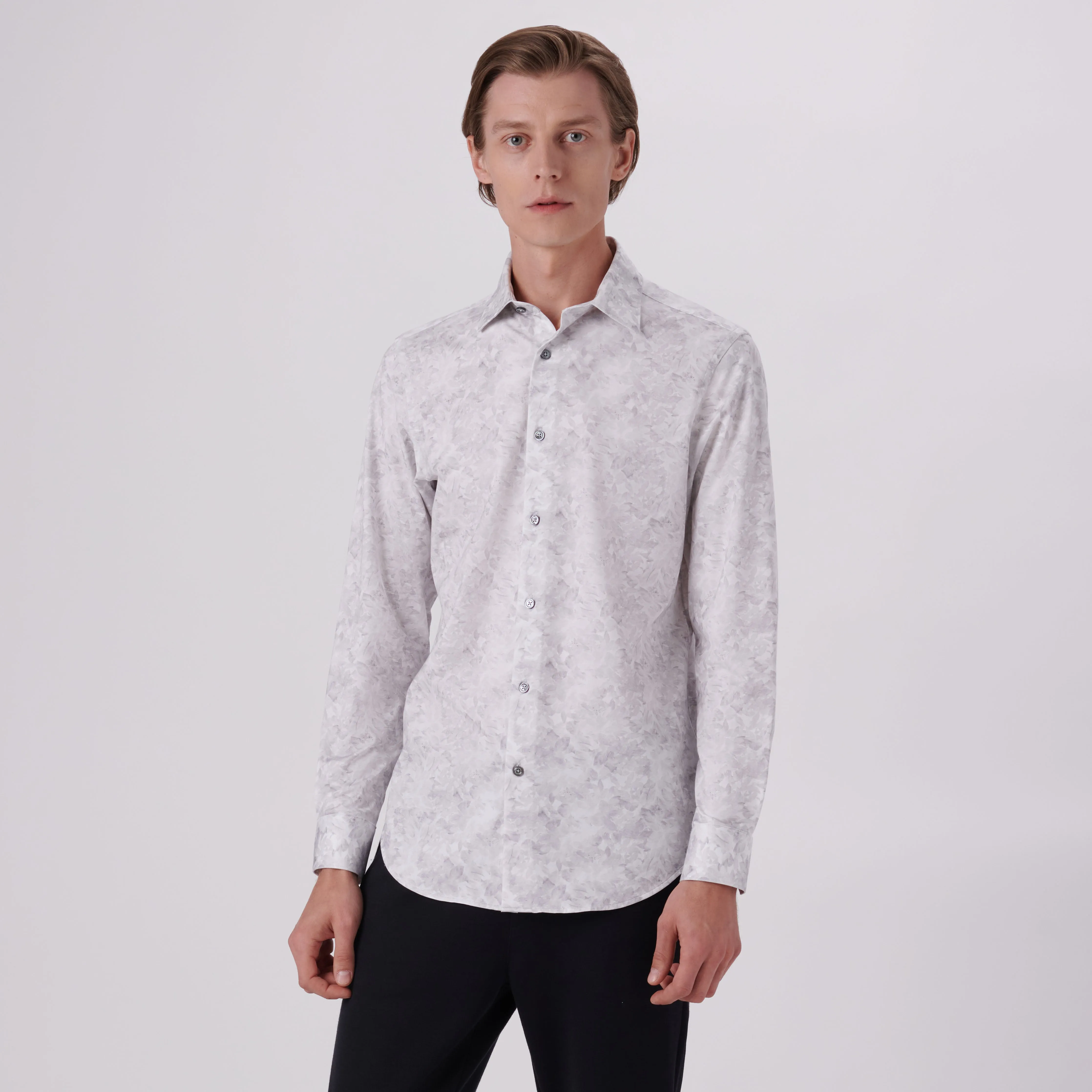 James Leaf Print OoohCotton Shirt sold by Bugatchi product image thumbnail 2