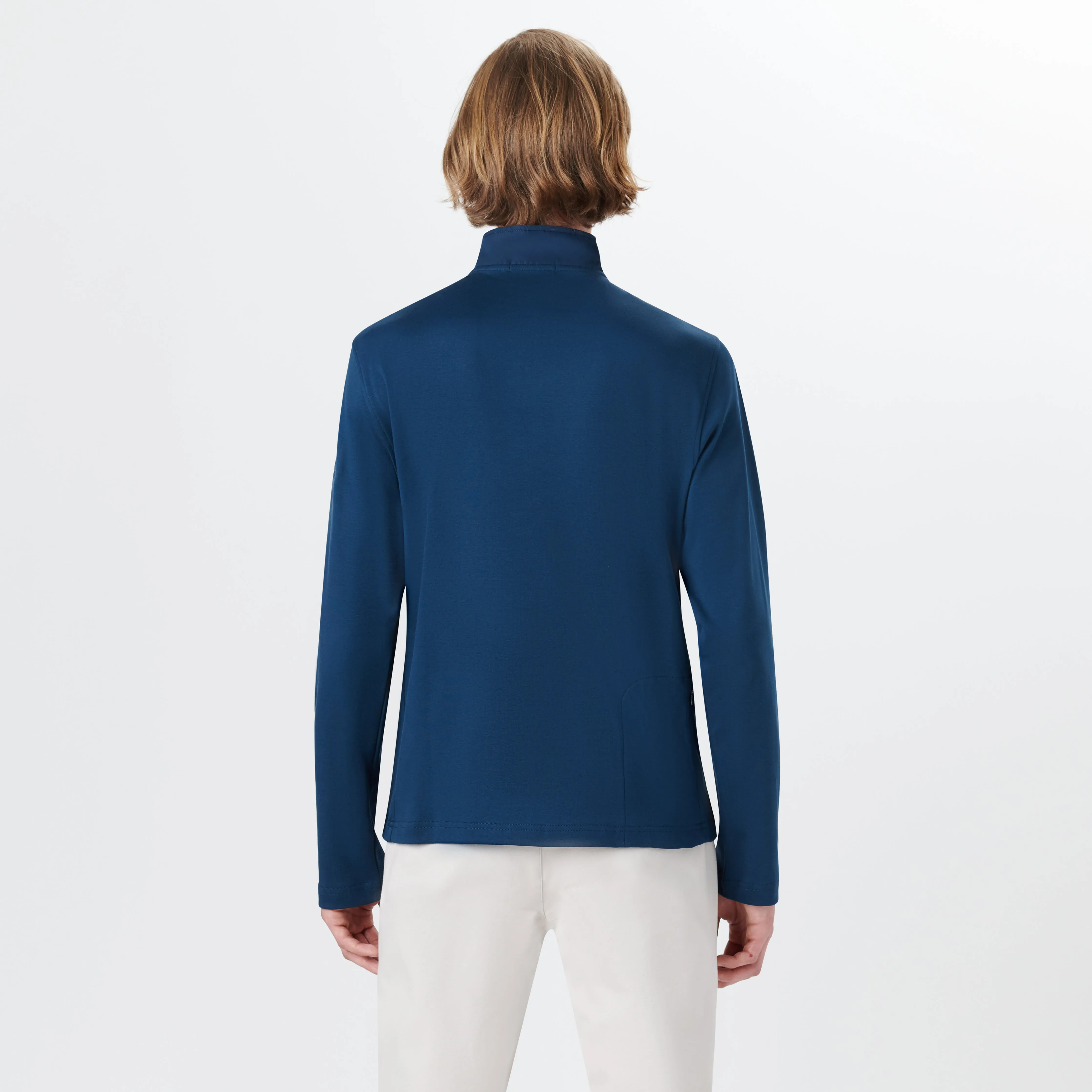 Long Sleeve Quarter Zip Pullover sold by Bugatchi product image thumbnail 4